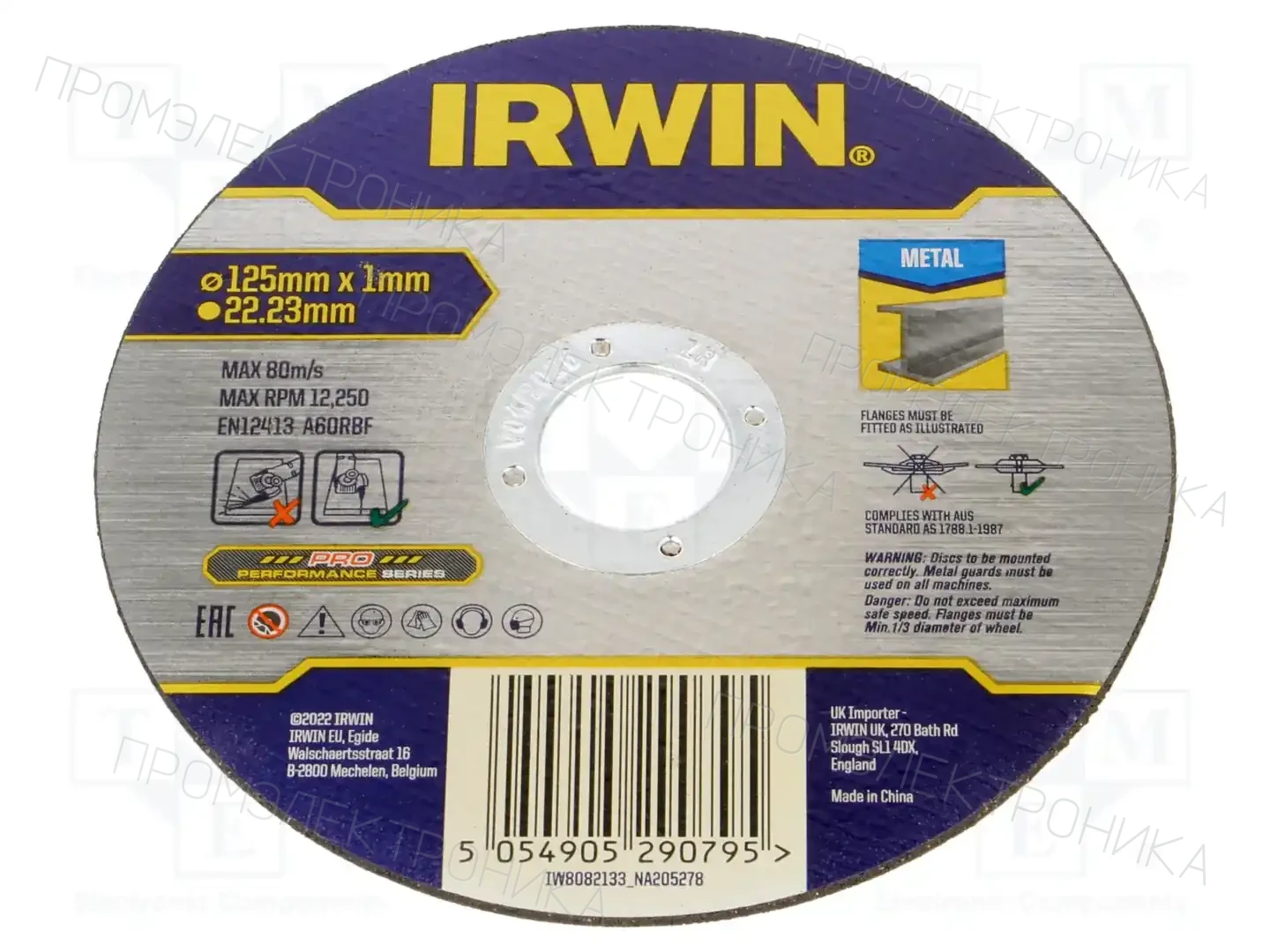 IRWIN IW8082133 — Диски для резки и шлифовки
