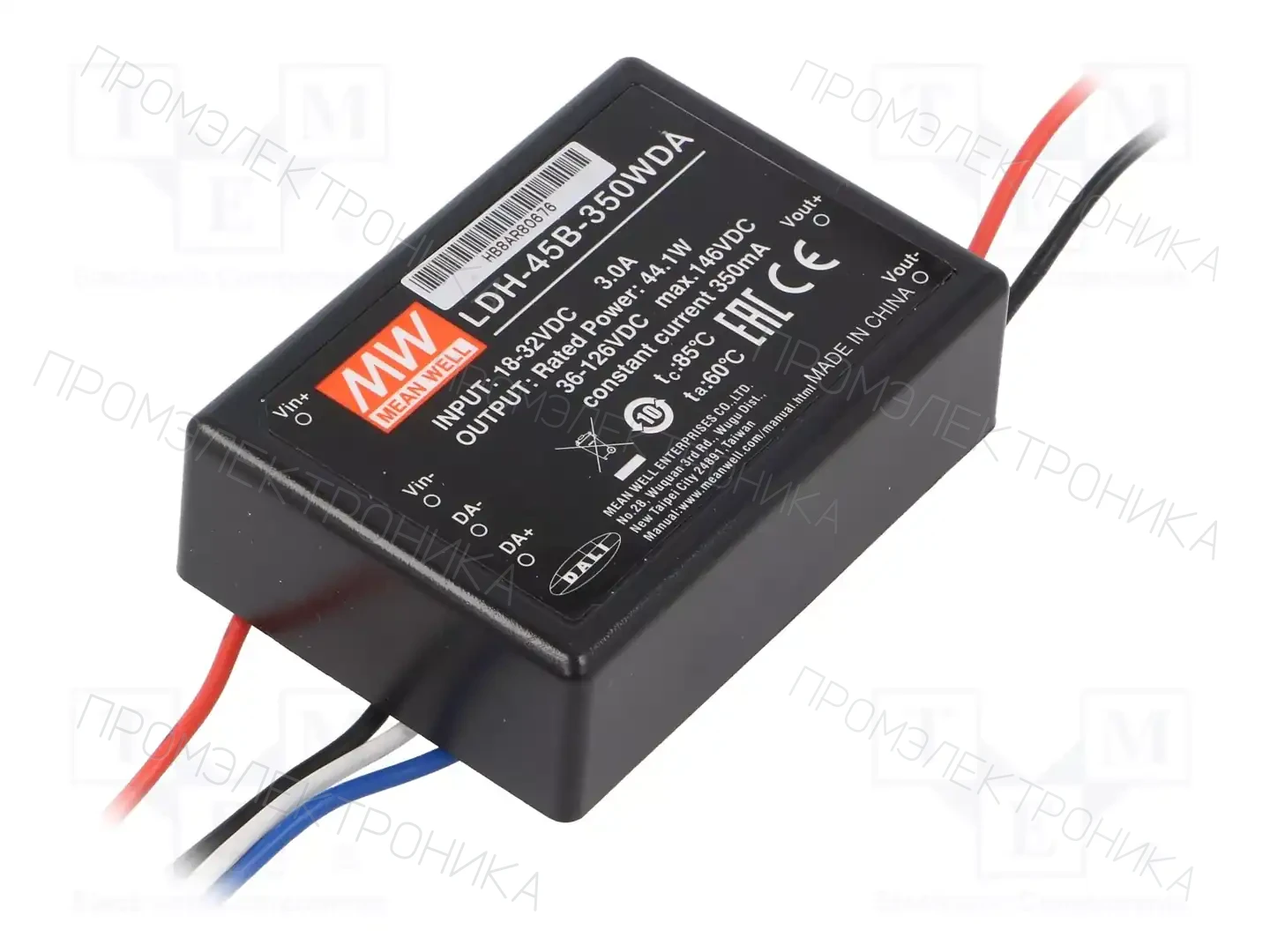 MEAN WELL LDH-45B-350WDA — Преобразователи DC/DC