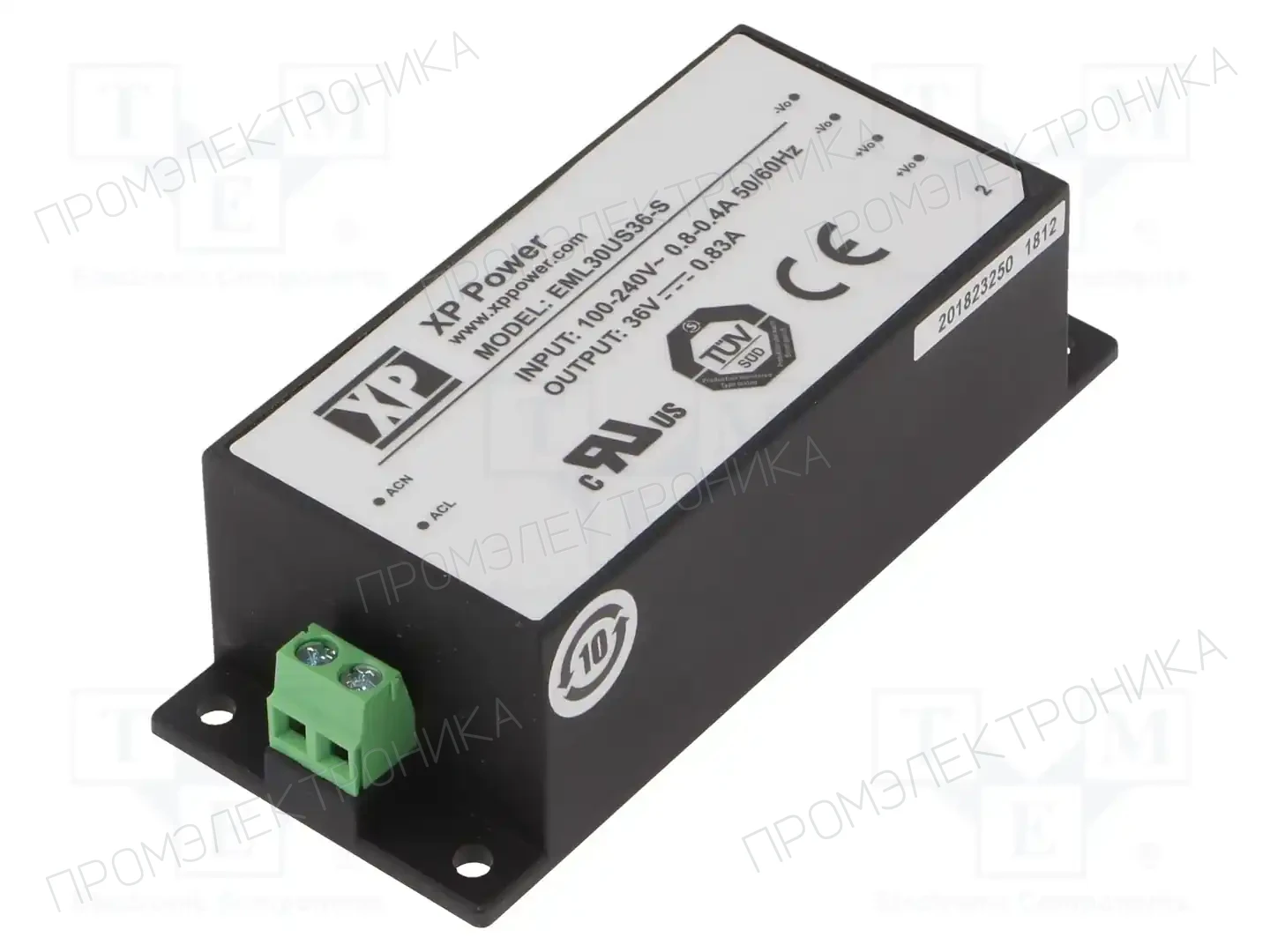 XP POWER EML30US36-S — Блоки питания для встраивания
