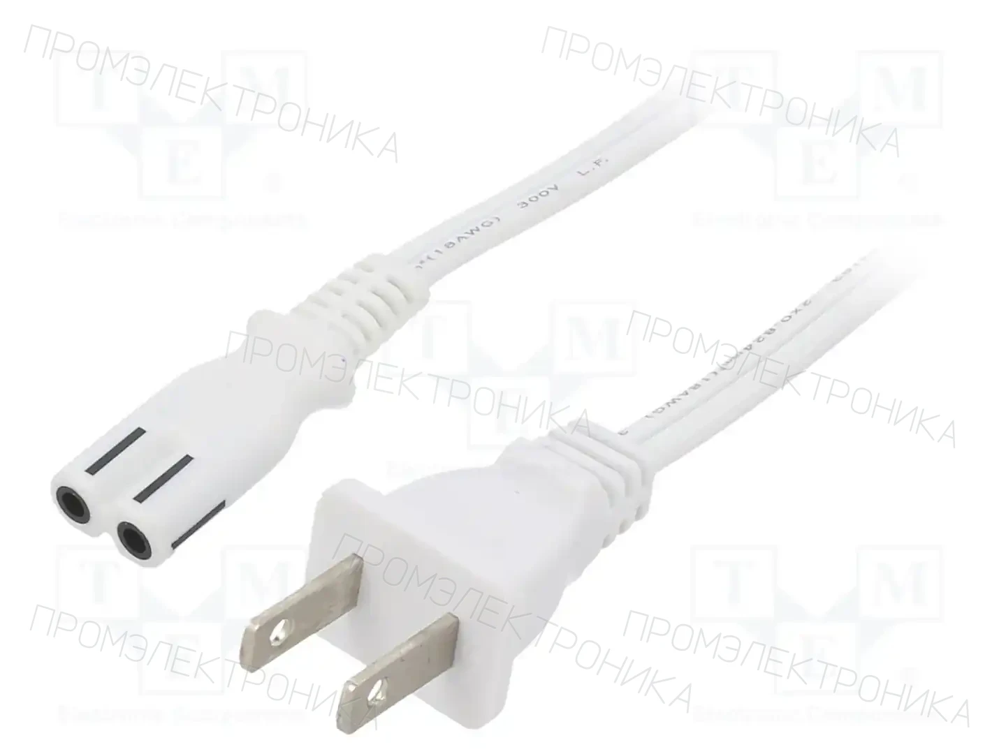LIAN DUNG LT-301+503B SPT-2 18/2 105C WHT 5M — Кабели питания компьютерные и универс
