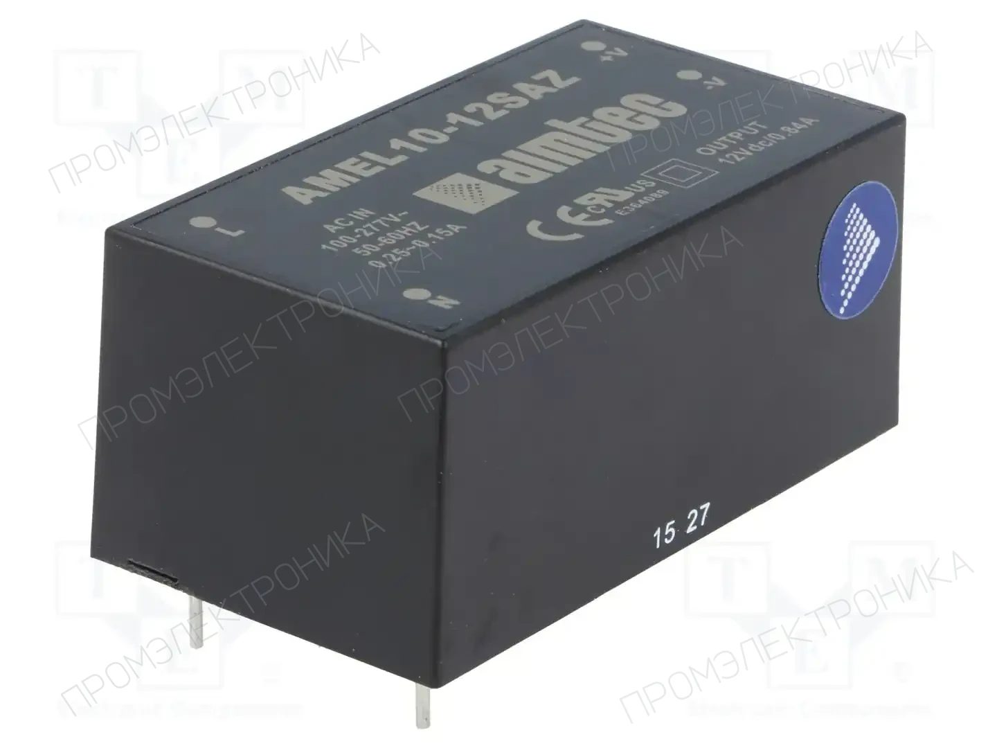 AIMTEC AMEL10-5SAZ — Преобразователи AC/DC для PCB