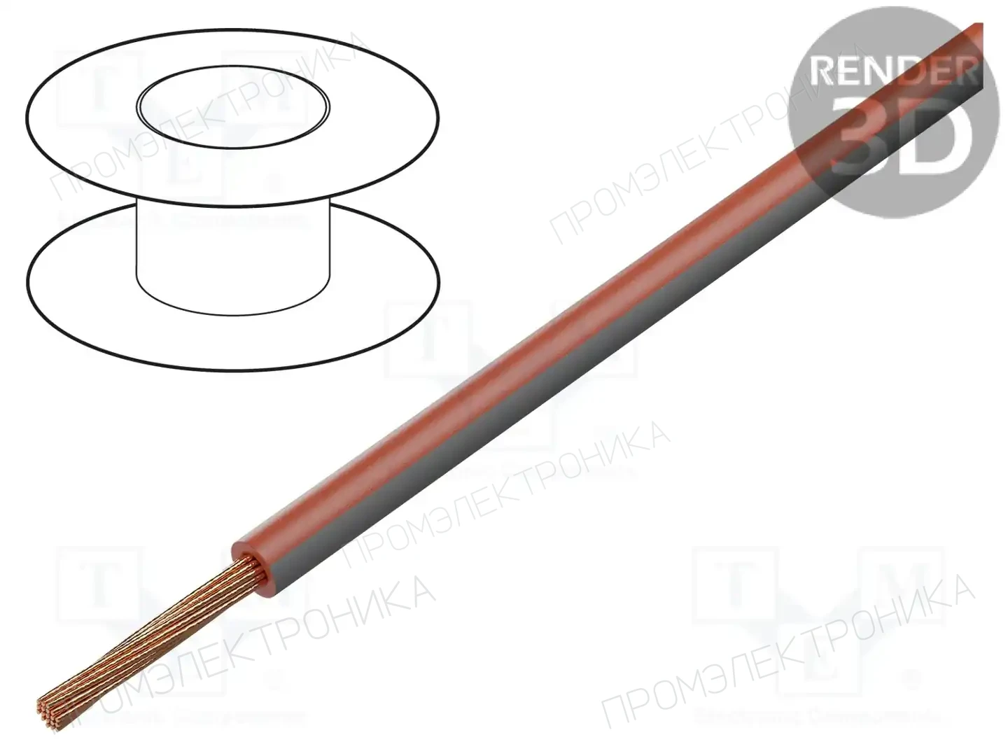BQ CABLE LGY2.5-RD/GY — Провода одножильные - тросик