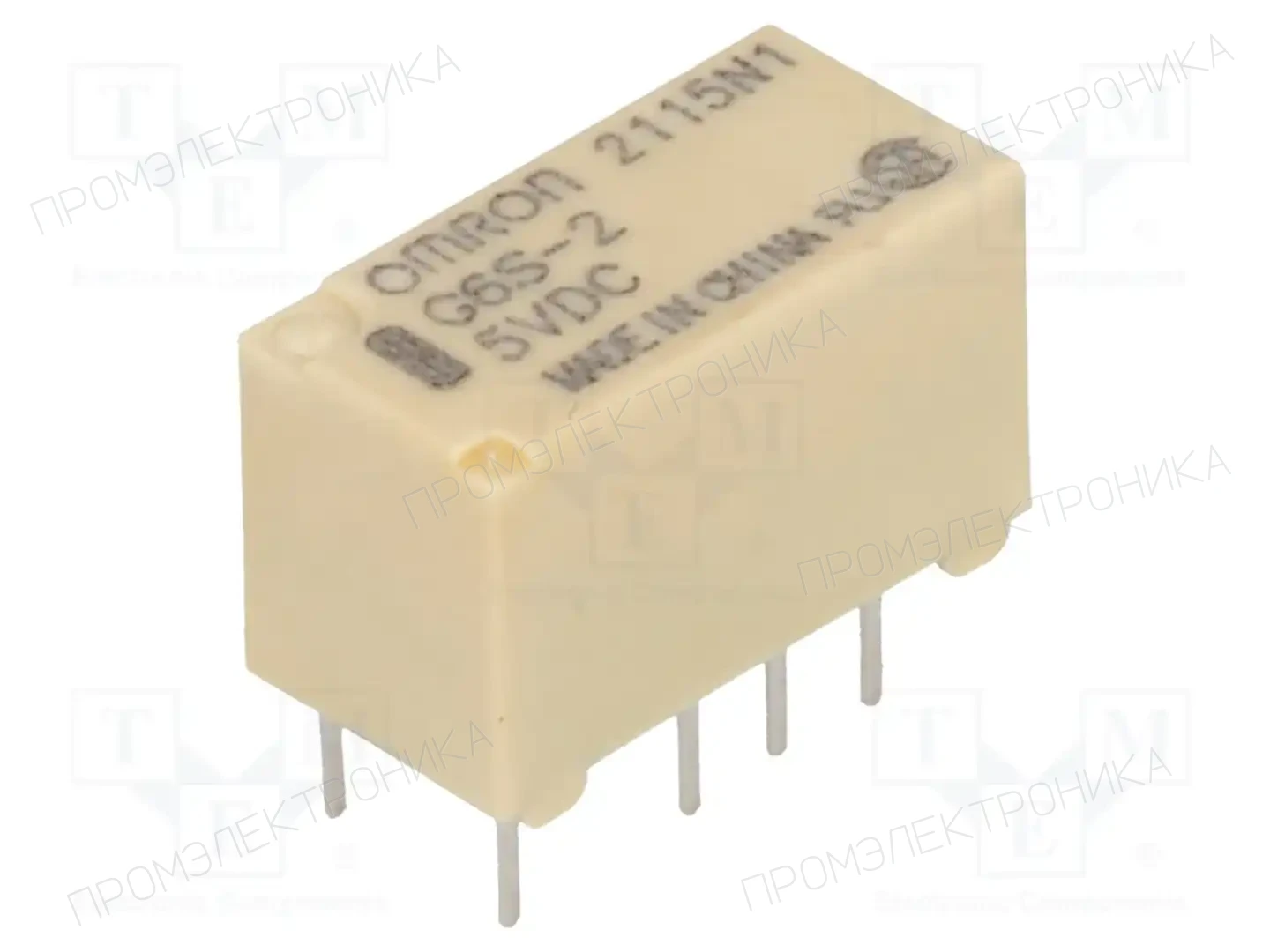 OMRON Electronic Components G6S-2 5VDC — Реле электромагн. миниатюрные