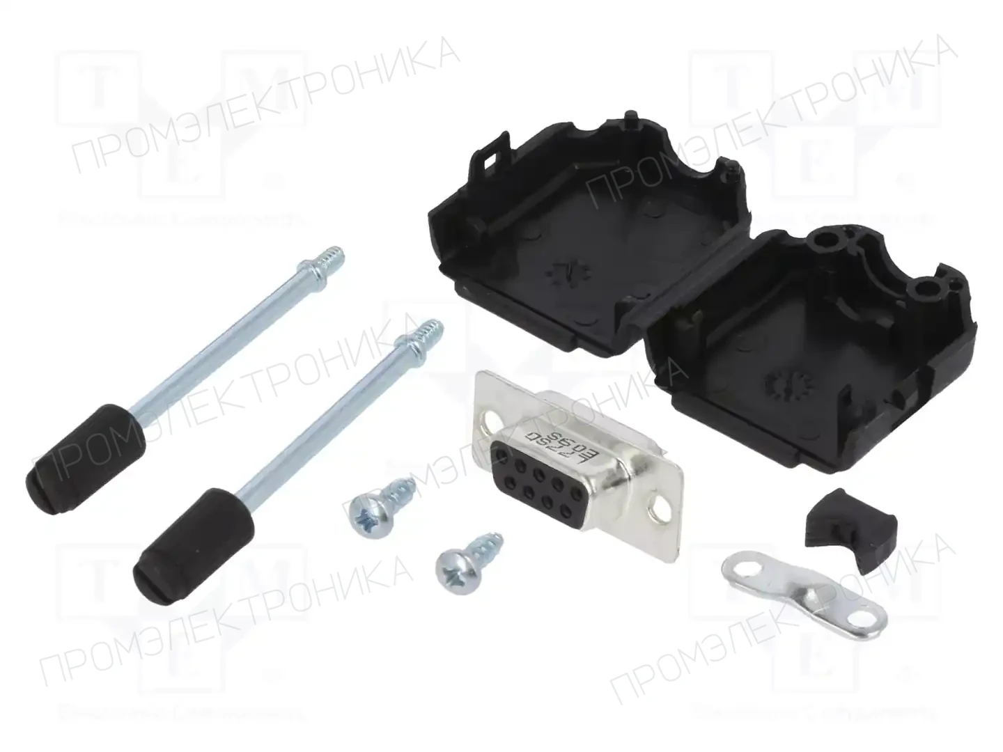 AMPHENOL COMMUNICATIONS SOLUTIONS L17DPPK09-BK+L77SDE09S — Комплектные штекеры D-Sub