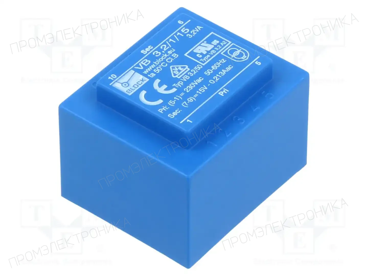 BLOCK VB 3,2/1/15 — Трансформаторы PCB
