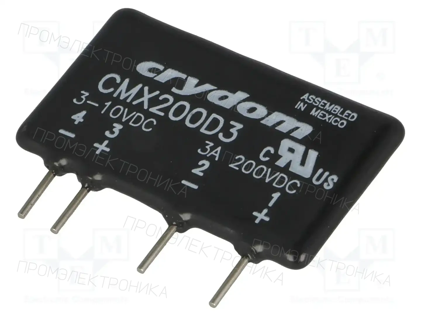 SENSATA / CRYDOM CMX200D3 — Реле SSR постоянного тока