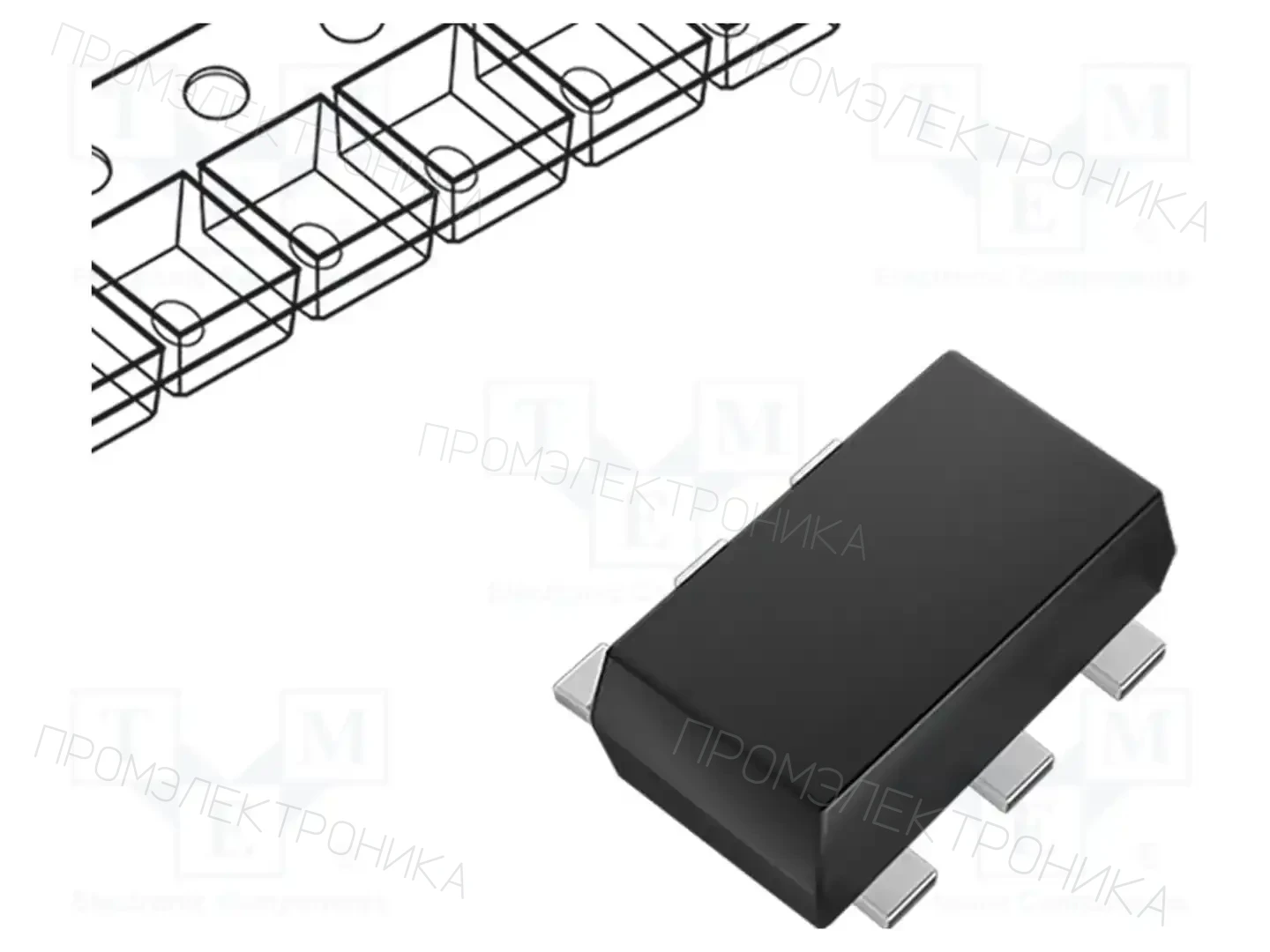 NEXPERIA NX3020NAKV,115 — Транзисторы многоканальные
