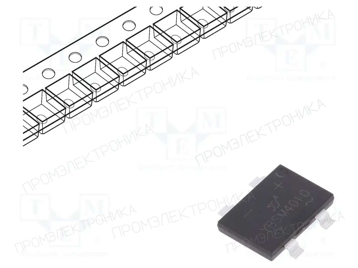 YANGJIE TECHNOLOGY YBSM4010 — Однофазные мосты диодные SMD/THT