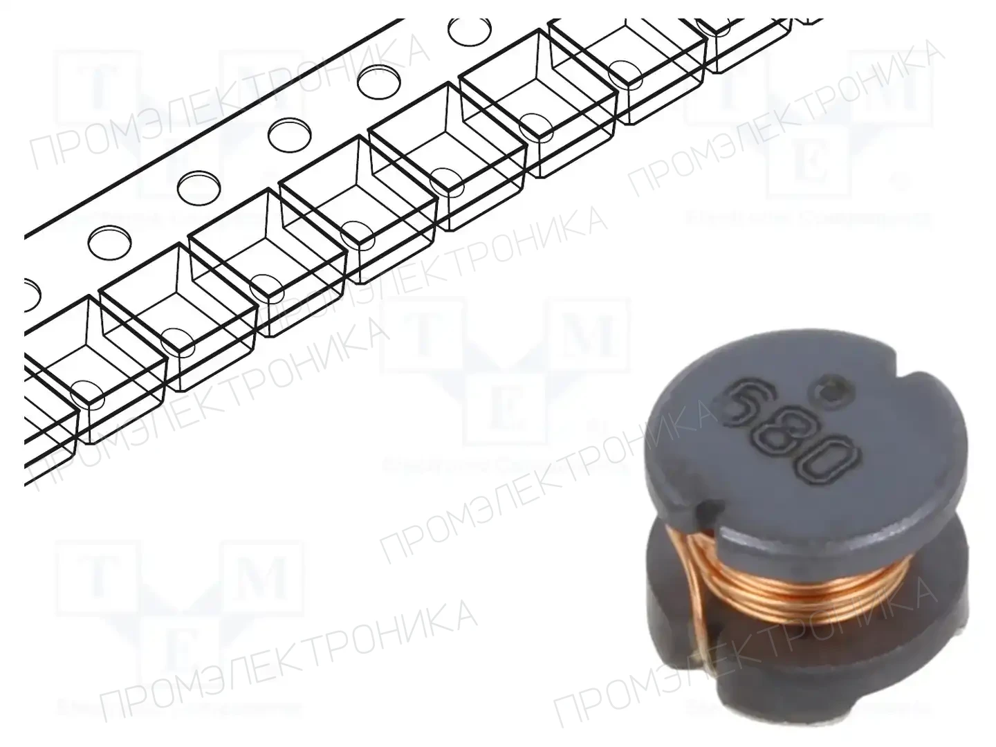 BOURNS SDR0604-680KL — Дроссели