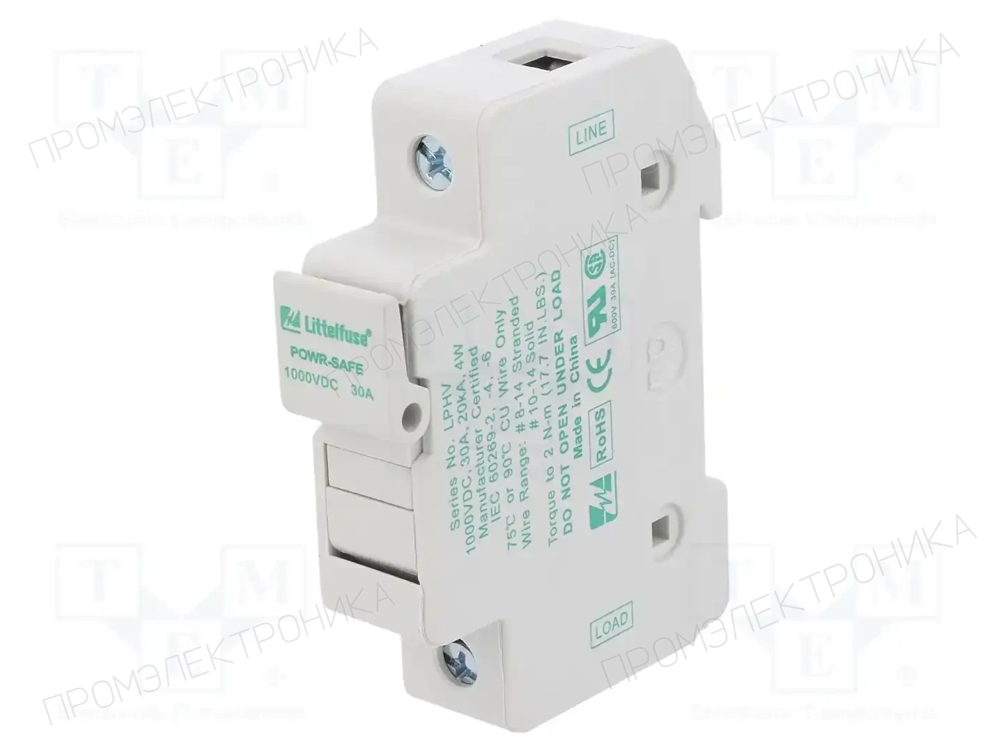 LITTELFUSE LPHV0001Z — Гнезда предохранительные на DIN-рейку