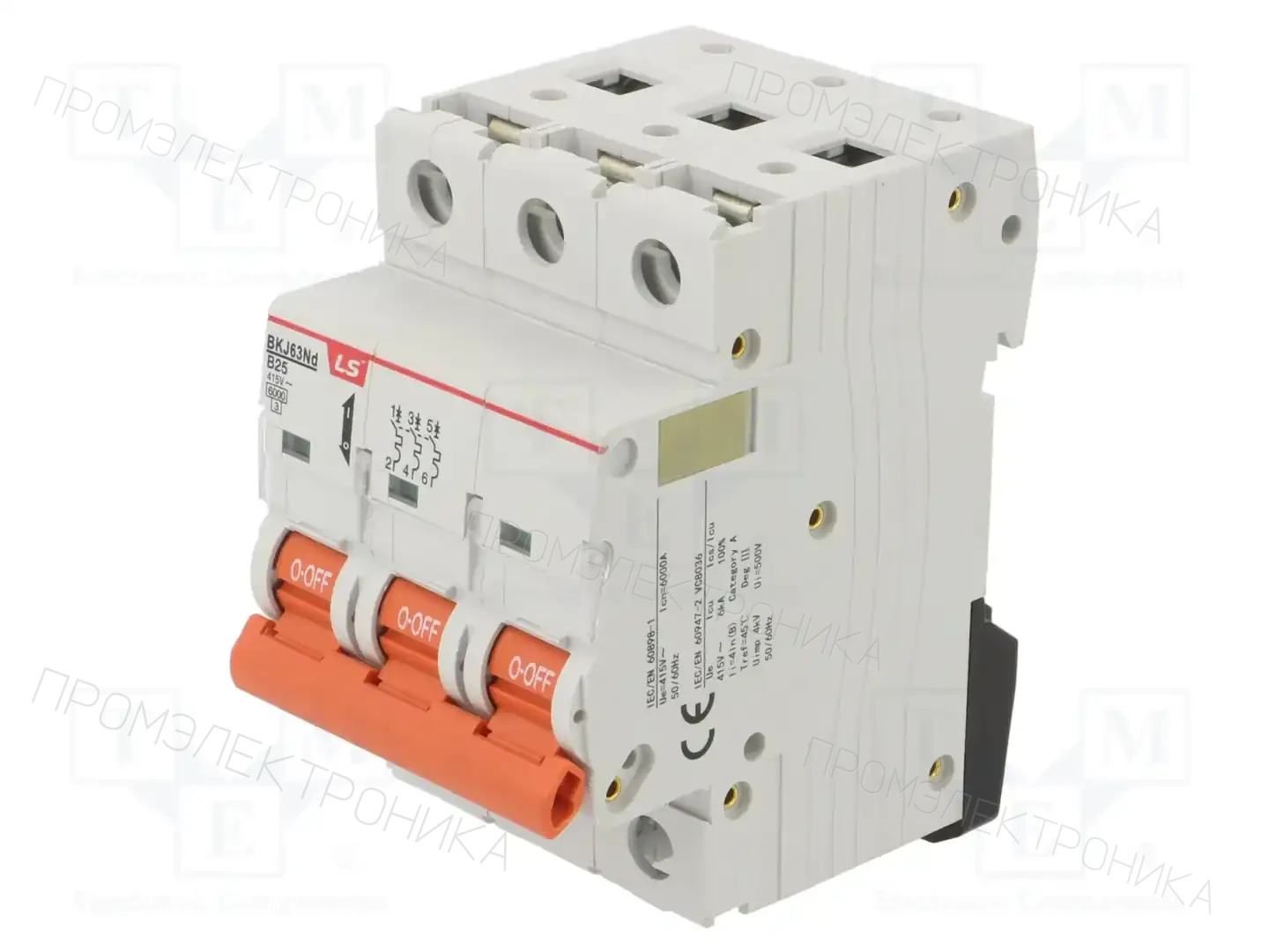 LS ELECTRIC BKJ63ND 3P B25 — Выключатели максимального тока