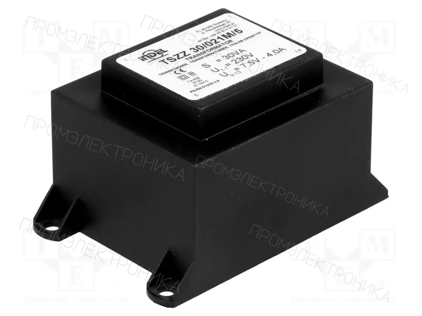 INDEL TSZZ30/021M/5 — Трансформаторы PCB