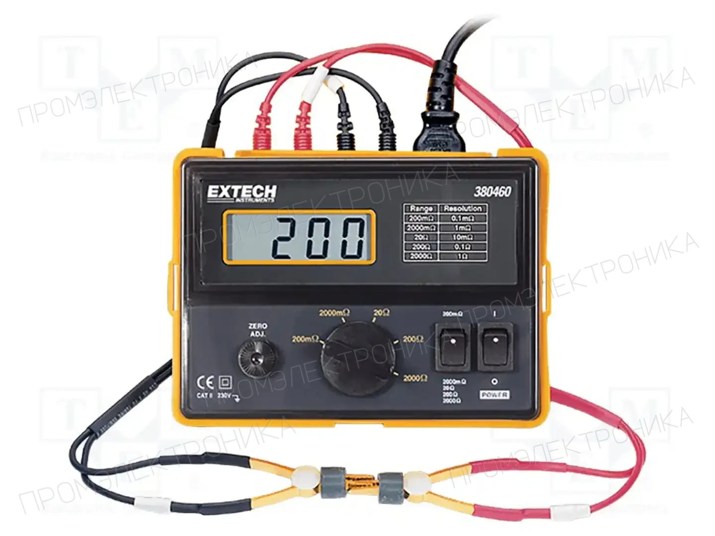 EXTECH 380460 — Милиомметр