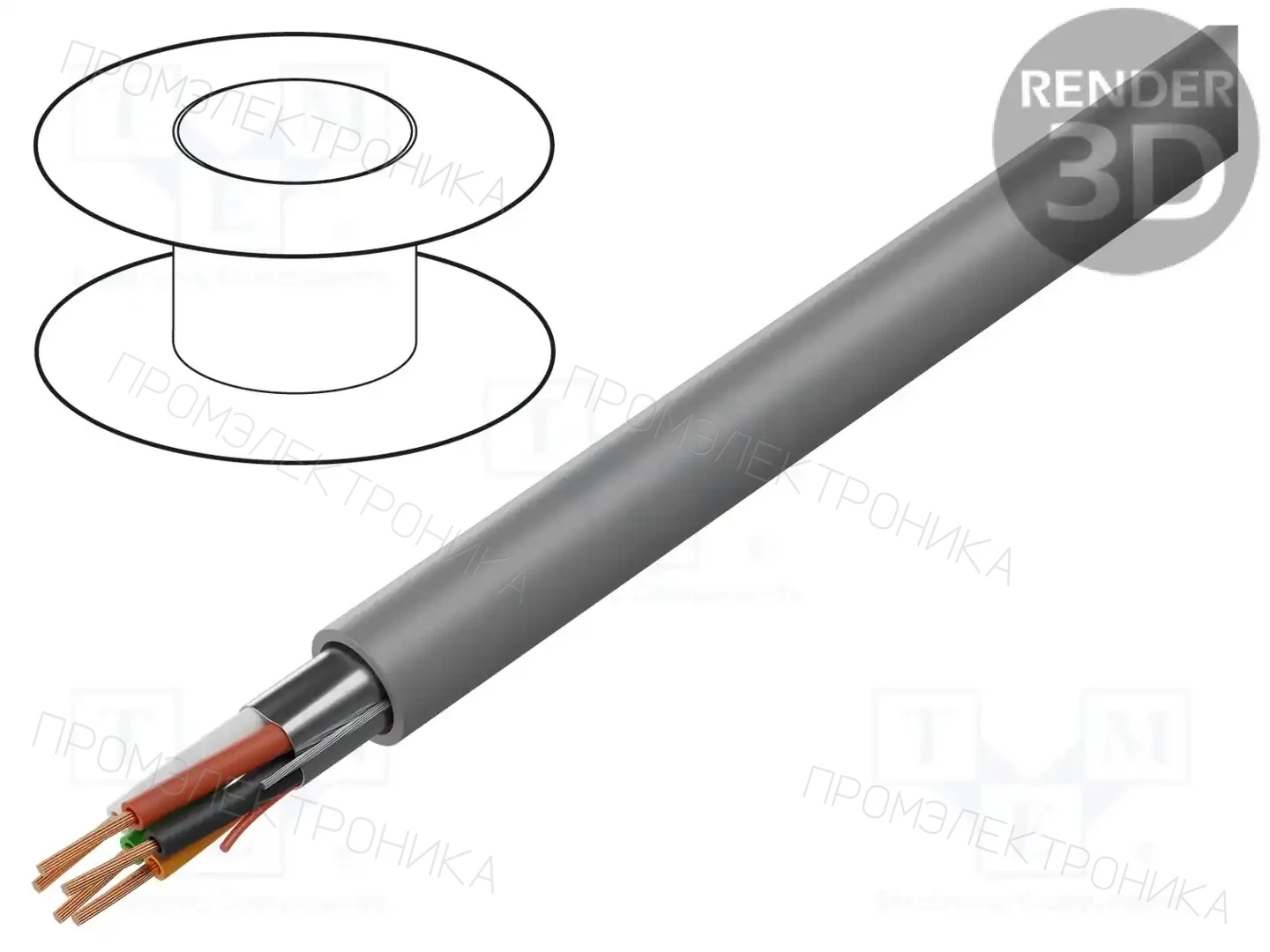 BELDEN 5303FE 0081000 — Провода многожильные экранированные