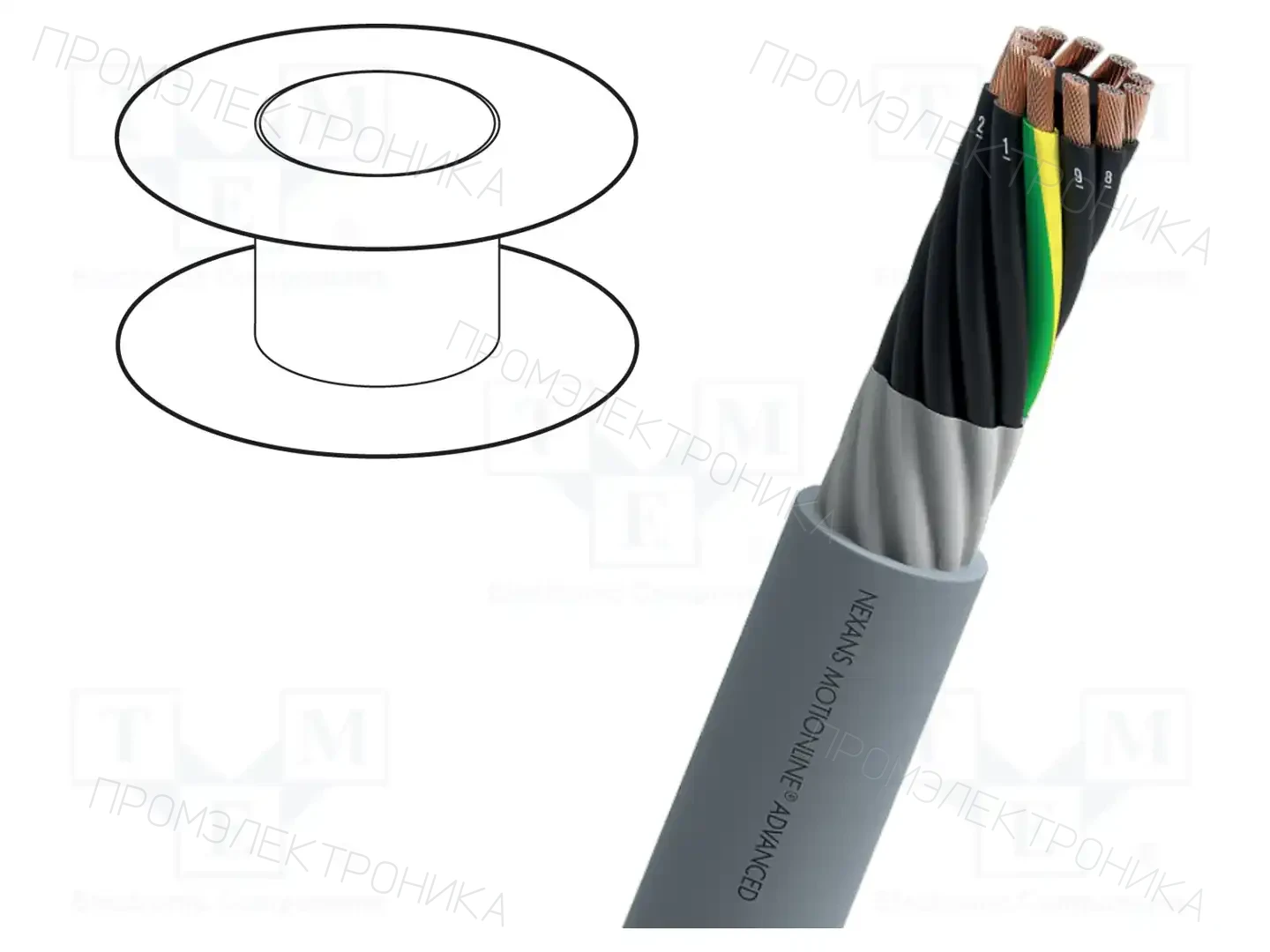 NEXANS F105025T100 — Провода многожильные неекранированные