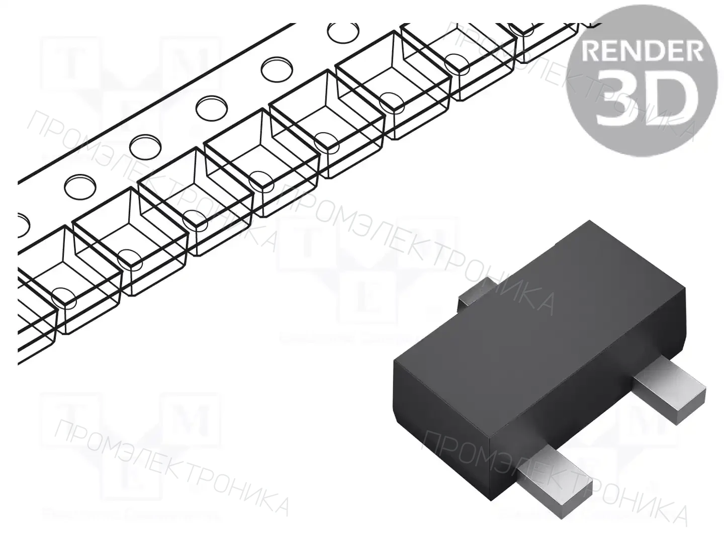 Texas Instruments TPD2EUSB30DRTR — Диоды защитные - сборки