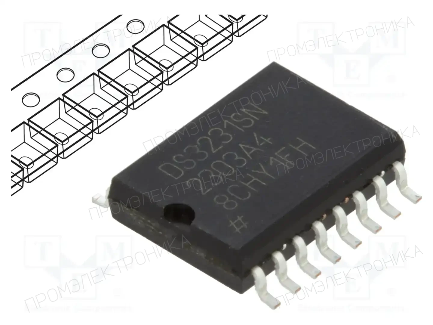 Analog Devices (MAXIM INTEGRATED) DS3231SN+T&R — Микросхемы RTC