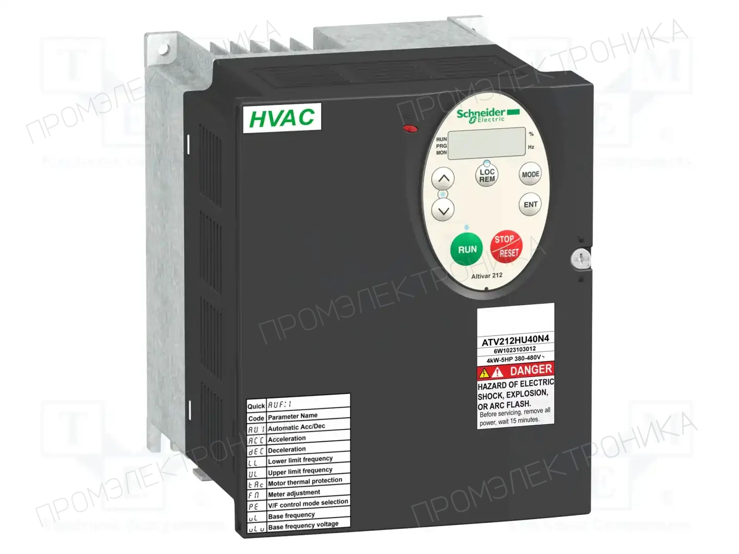 SCHNEIDER ELECTRIC ATV212HU30N4 — Трехфазные инверторы