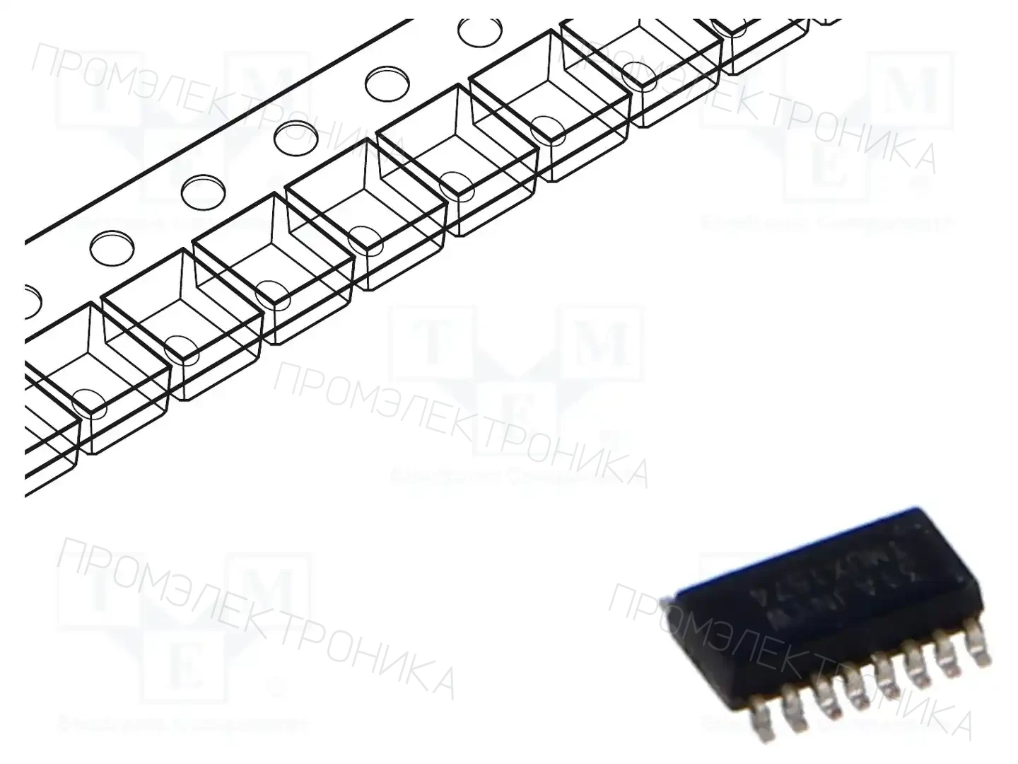 Texas Instruments TMUX1574DYYR — Мультиплексоры и переключатели аналог