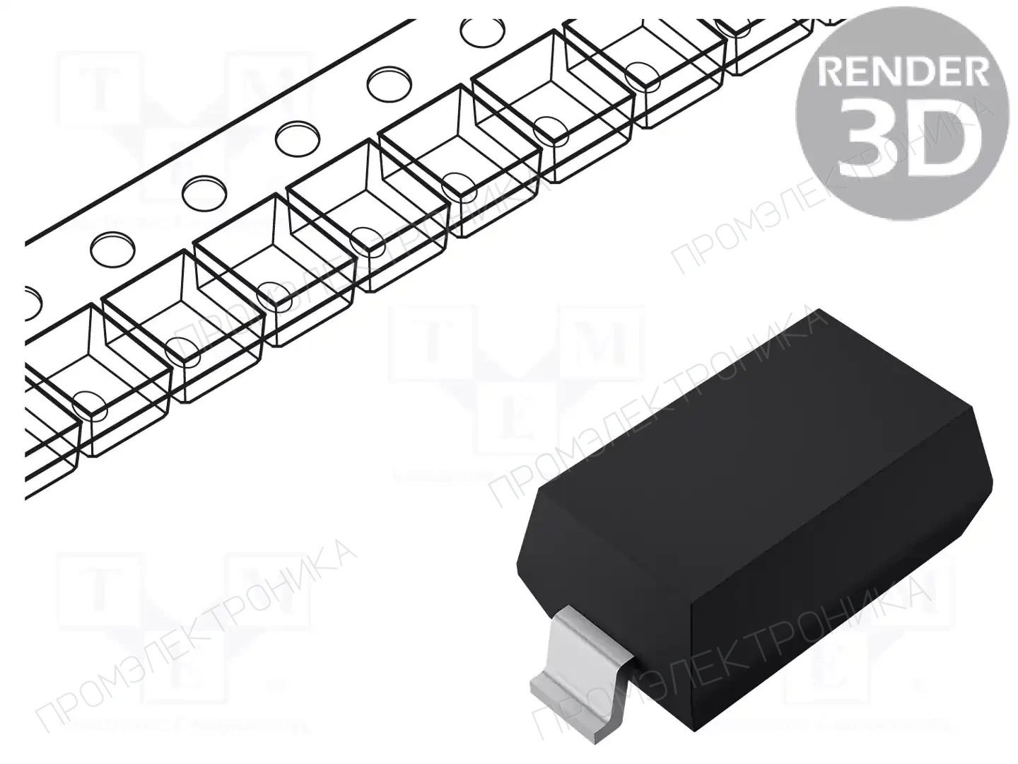 NEXPERIA BZT52-B6V2X — Стабилитроны SMD