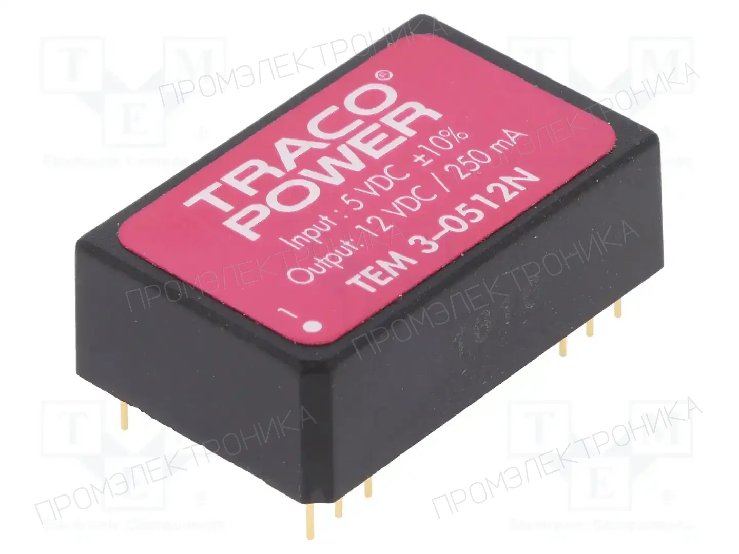 TRACO POWER TEM 3-0512N — Преобразователи DC/DC