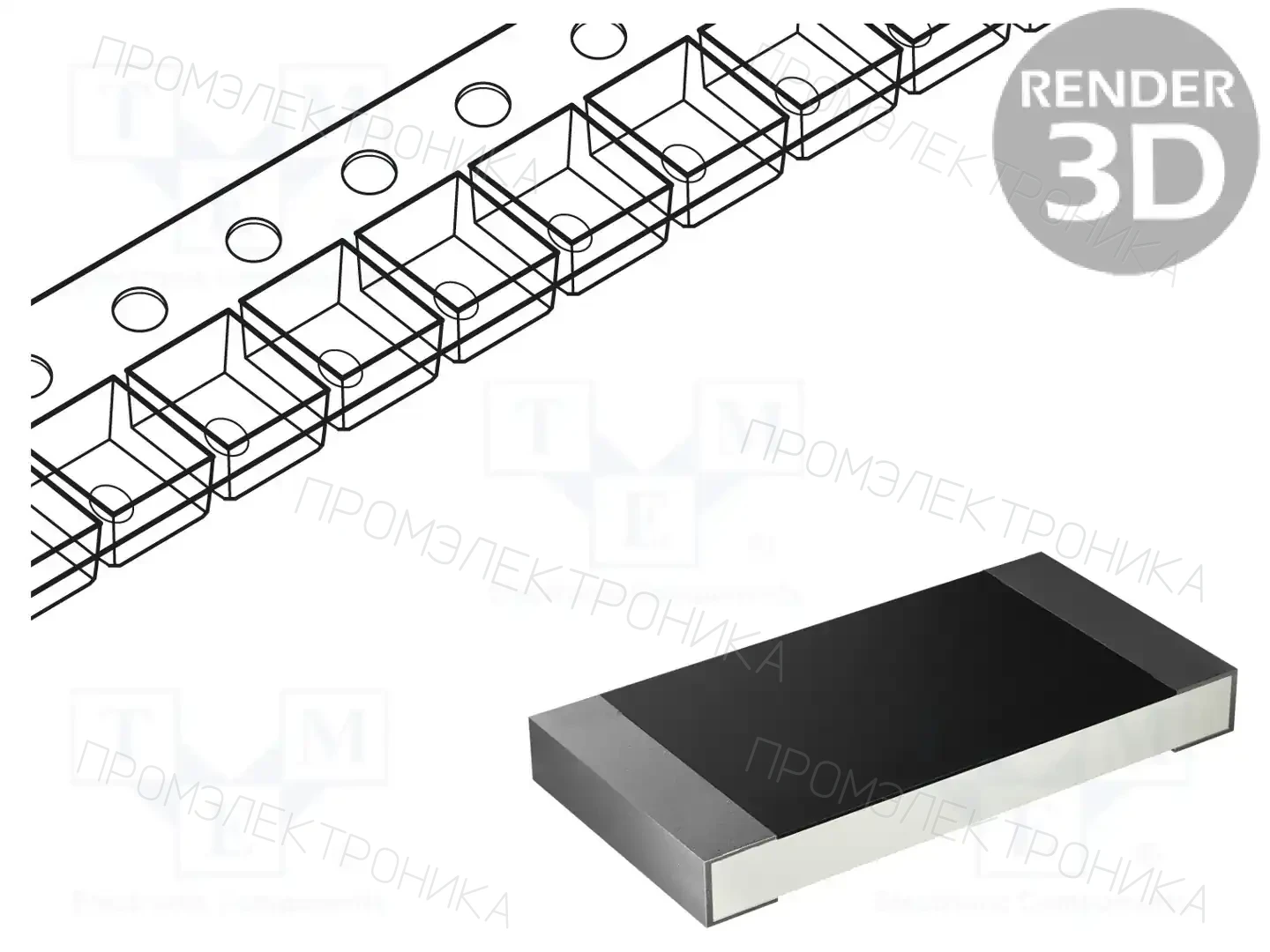 ROYALOHM 4D02WGF1001TCE — Резисторные сборки