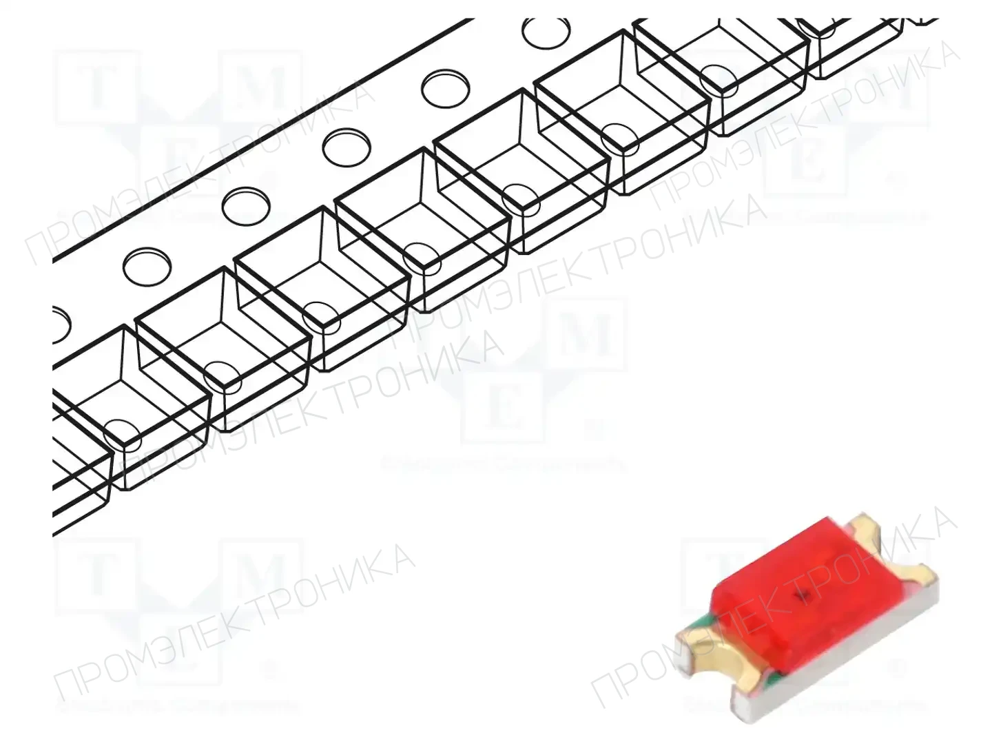 EVERLIGHT 15-21SURD/S530-A3/3T — Светодиоды SMD цветные