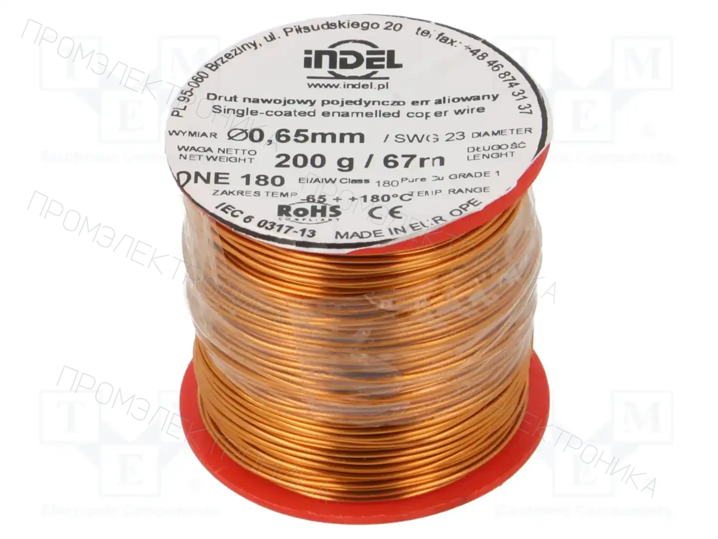 INDEL DNE0,65-200G — Проволока обмоточная