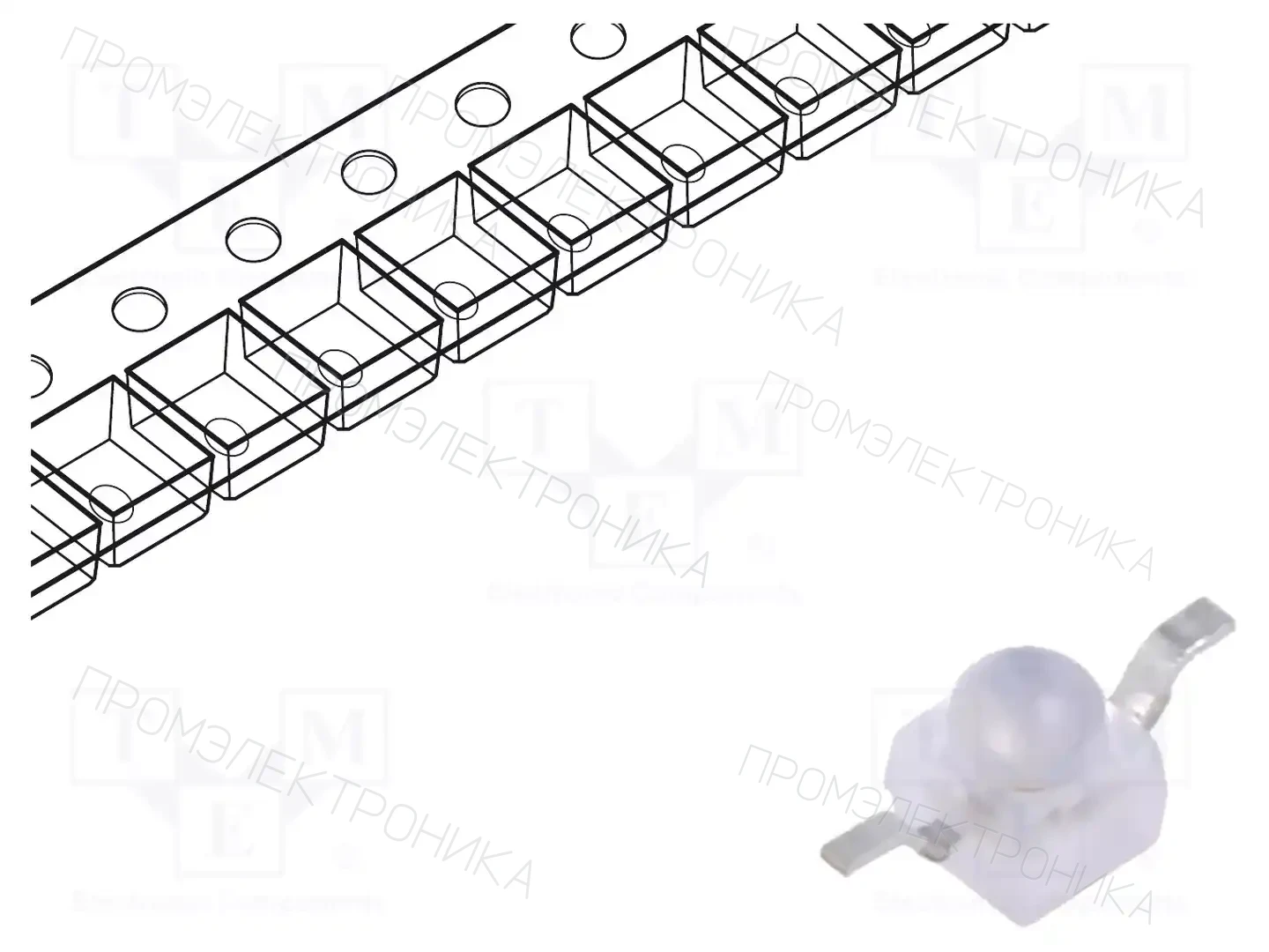VISHAY VLDR1535G-08 — Светодиоды SMD цветные