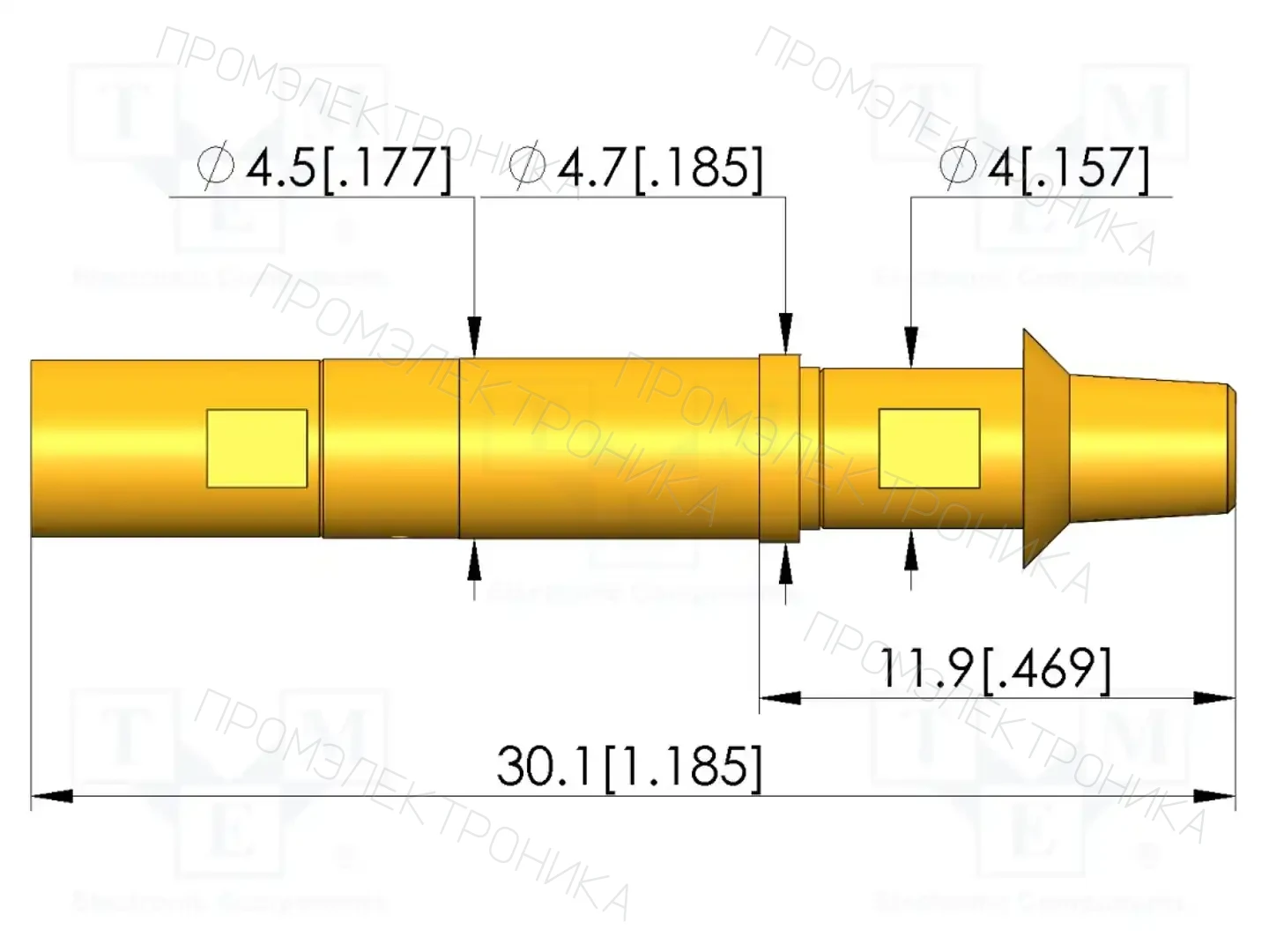 INGUN HFS-440 308 080 A 5042 ZE3 — Измерительные щупы