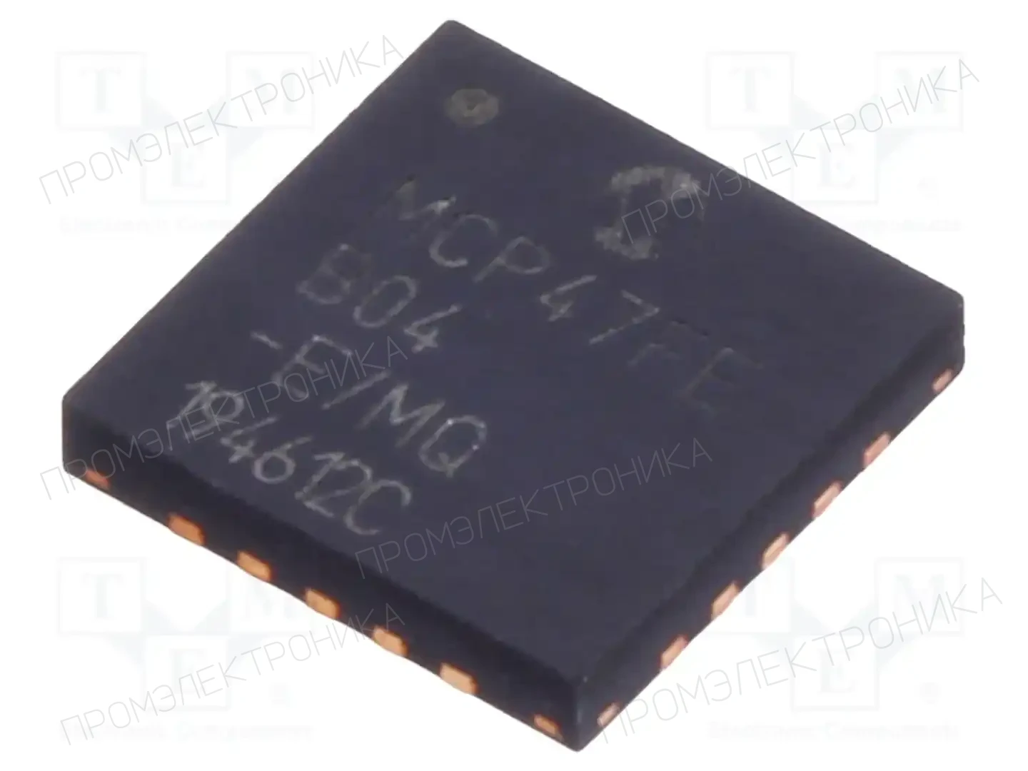 Microchip Technology MCP47FEB04-E/MQ — Преобразователи D/A - микросхемы