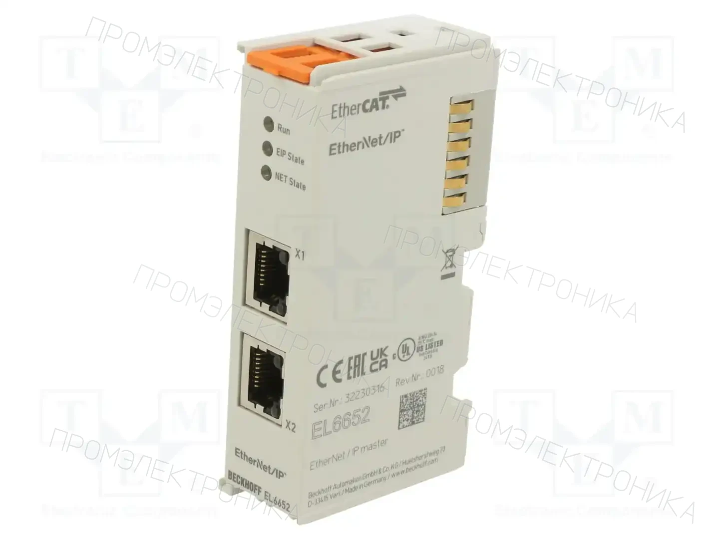 Beckhoff Automation EL6652 — Системы и модули ввода/вывода (I/O)