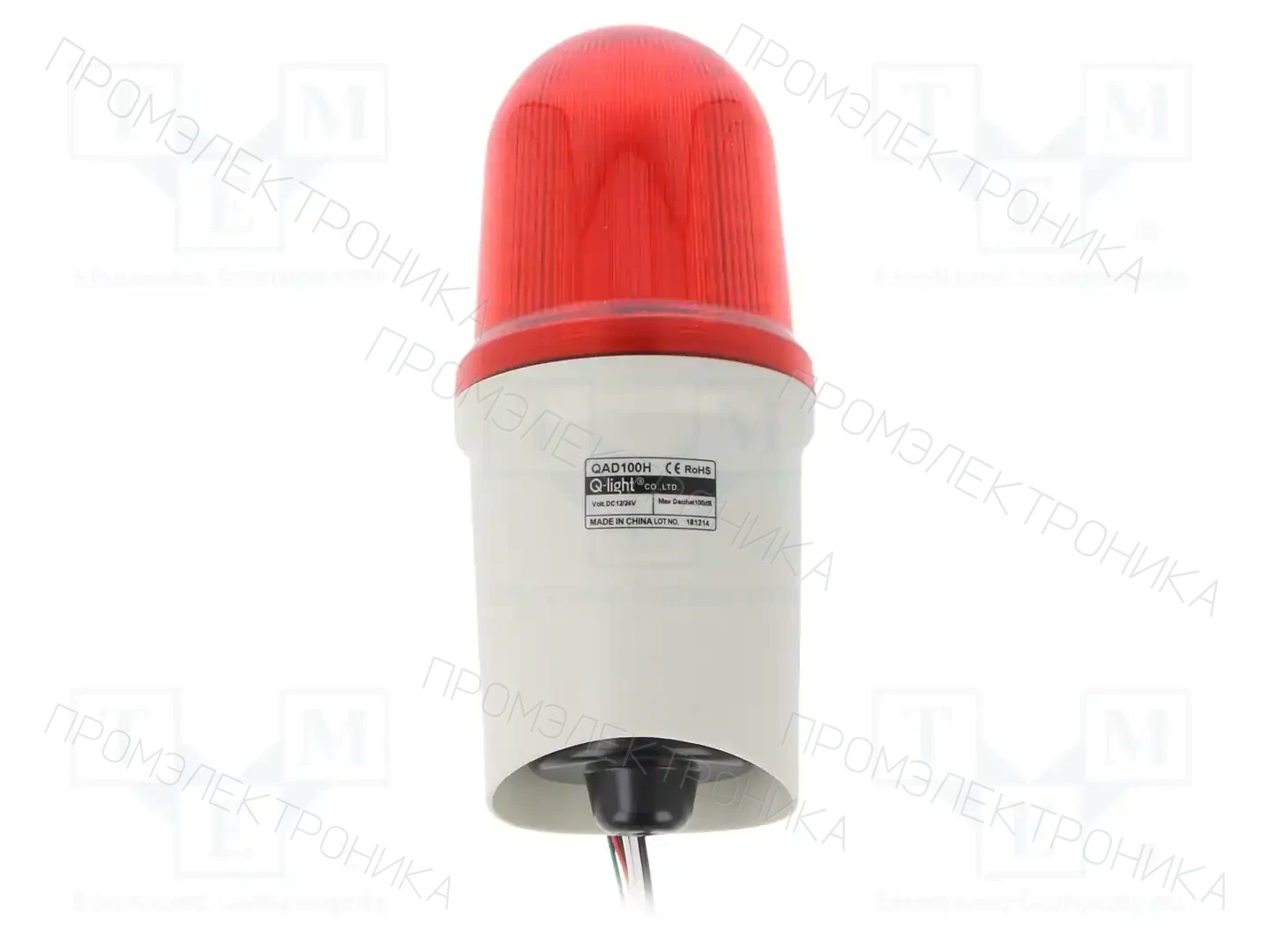QLIGHT QAD100H-12/24-R — Сигнализаторы светозвуковые
