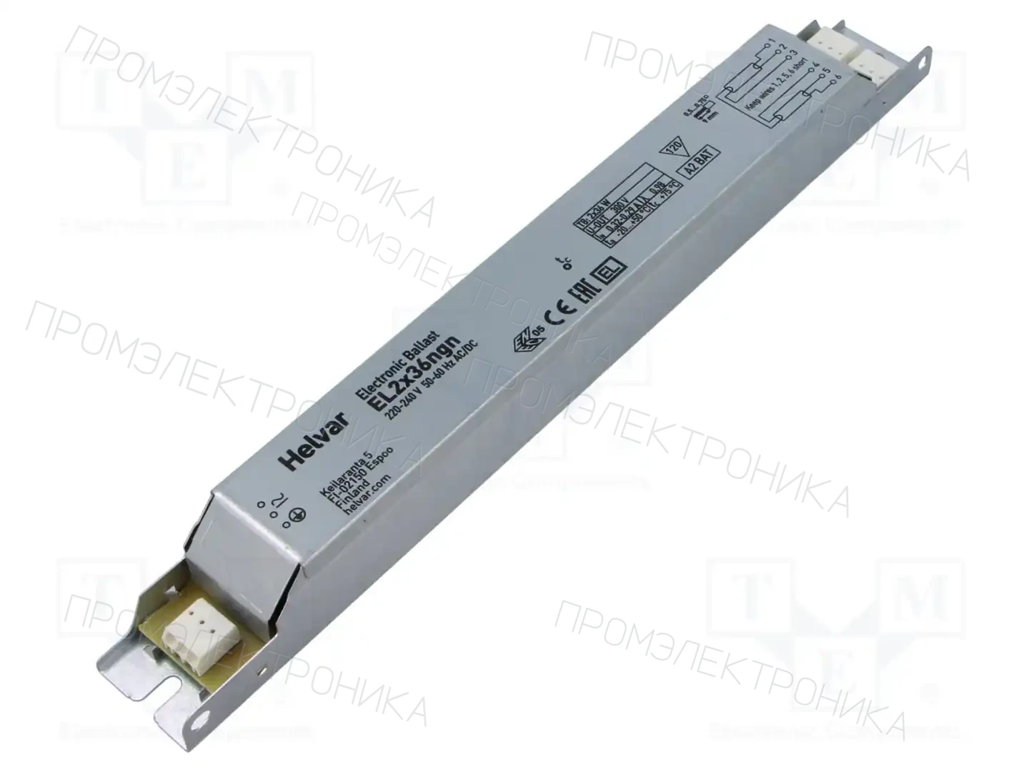 HELVAR EL 2X36 NGN — Балласты