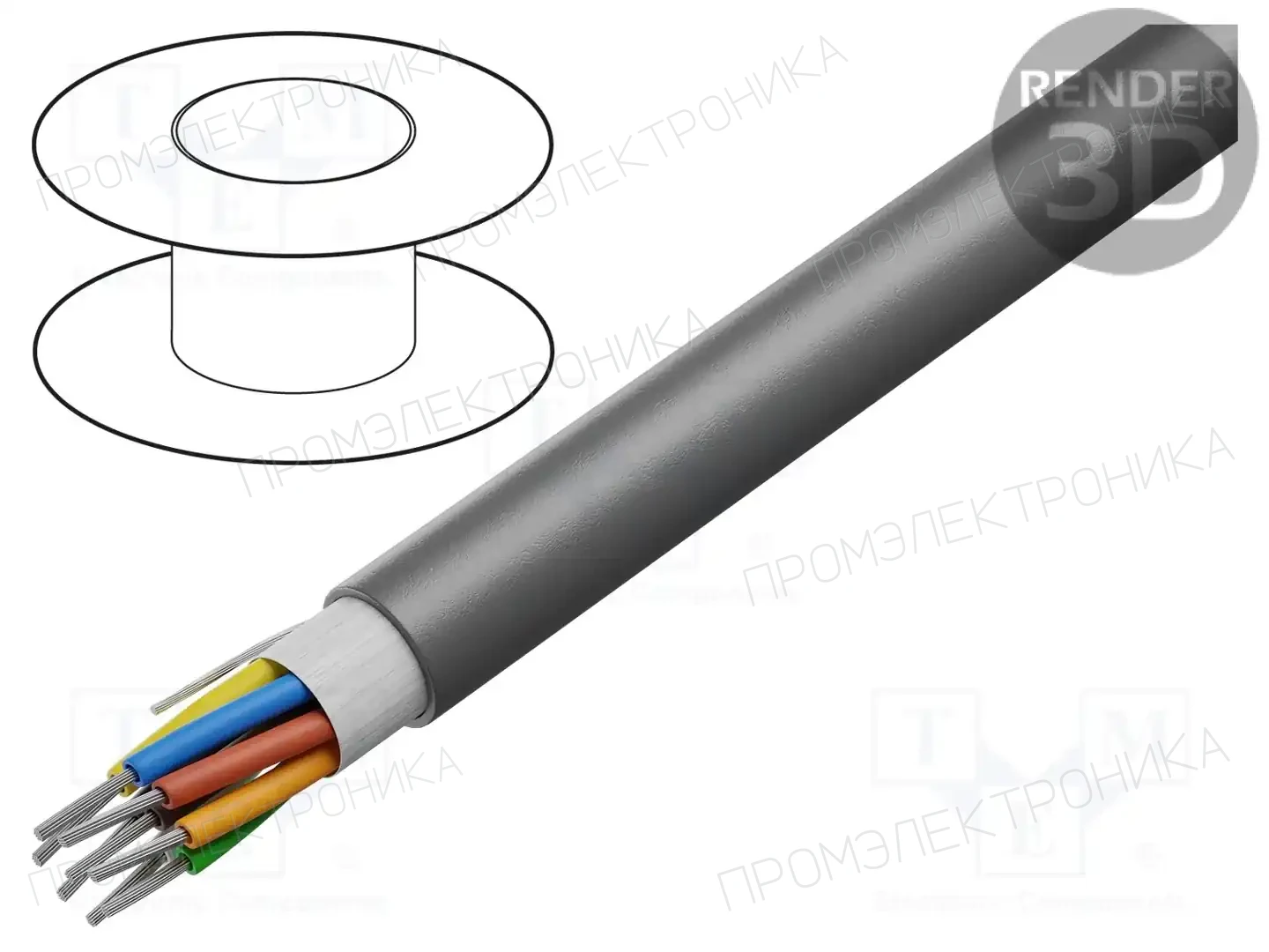 ALPHA WIRE 5052C SL005 — Провода многожильные неекранированные