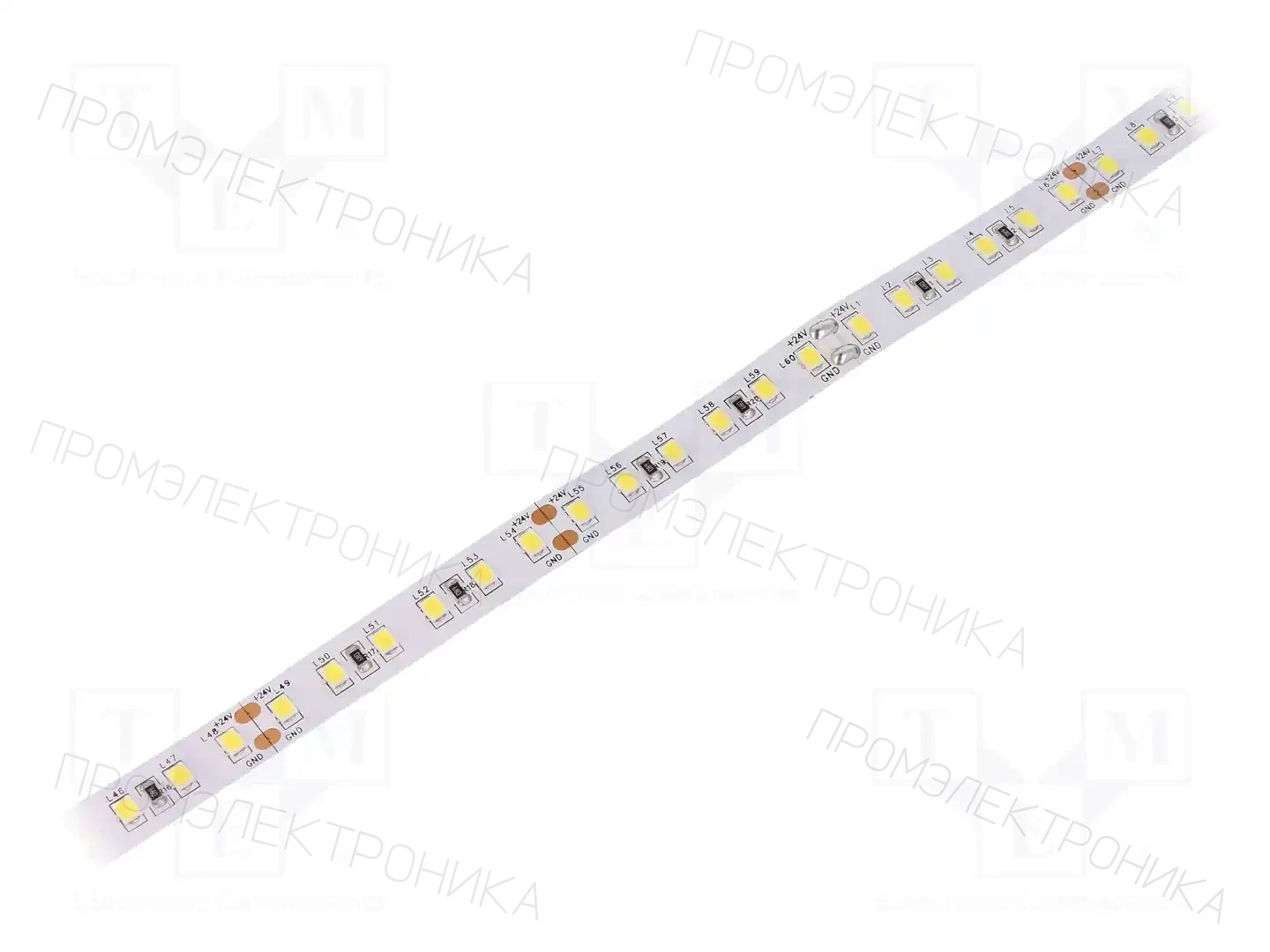 WISVA OPTOELECTRONICS HH-S120F010-2835CW-24 WHITE PCB IP20 — Источники света - светодиодные ленты