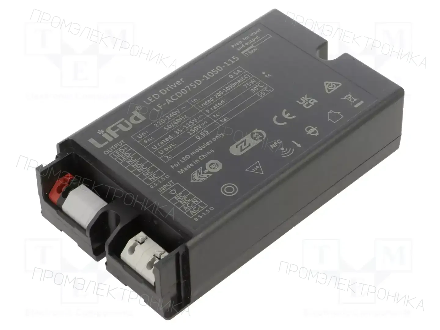 Lifud LF-ACD075D-1050-115 — Блоки питания для LED