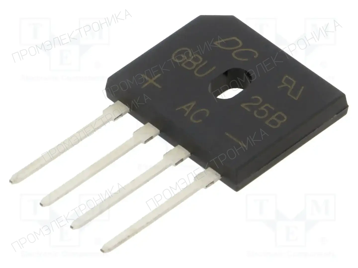 DC COMPONENTS GBU25B — Однофазные мосты диодные плоские