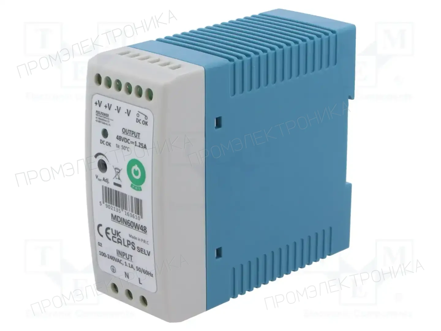 POS POS-MDIN60W48 — Блоки питания на DIN-рейку -MDIN60W48
