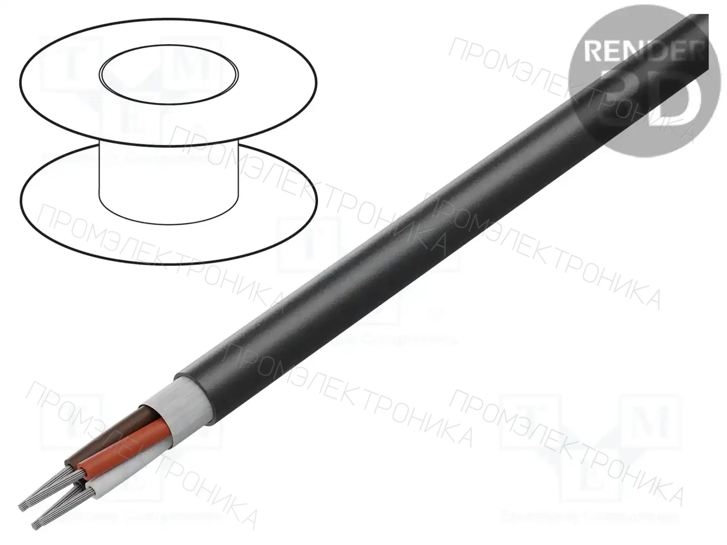 BELDEN 8454 010100 — Провода многожильные неекранированные