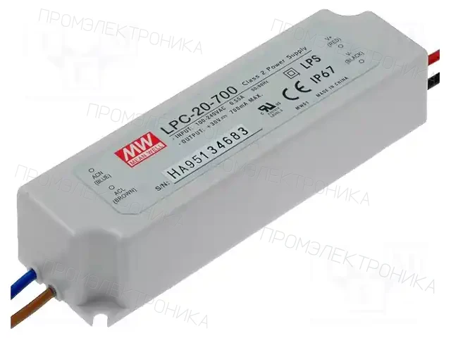 MEAN WELL LPC-20-700 — Блоки питания для LED