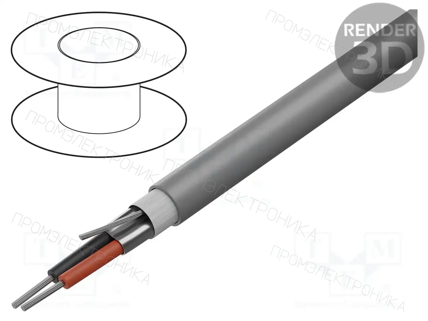 BELDEN 5500F1 0081000 — Провода многожильные экранированные