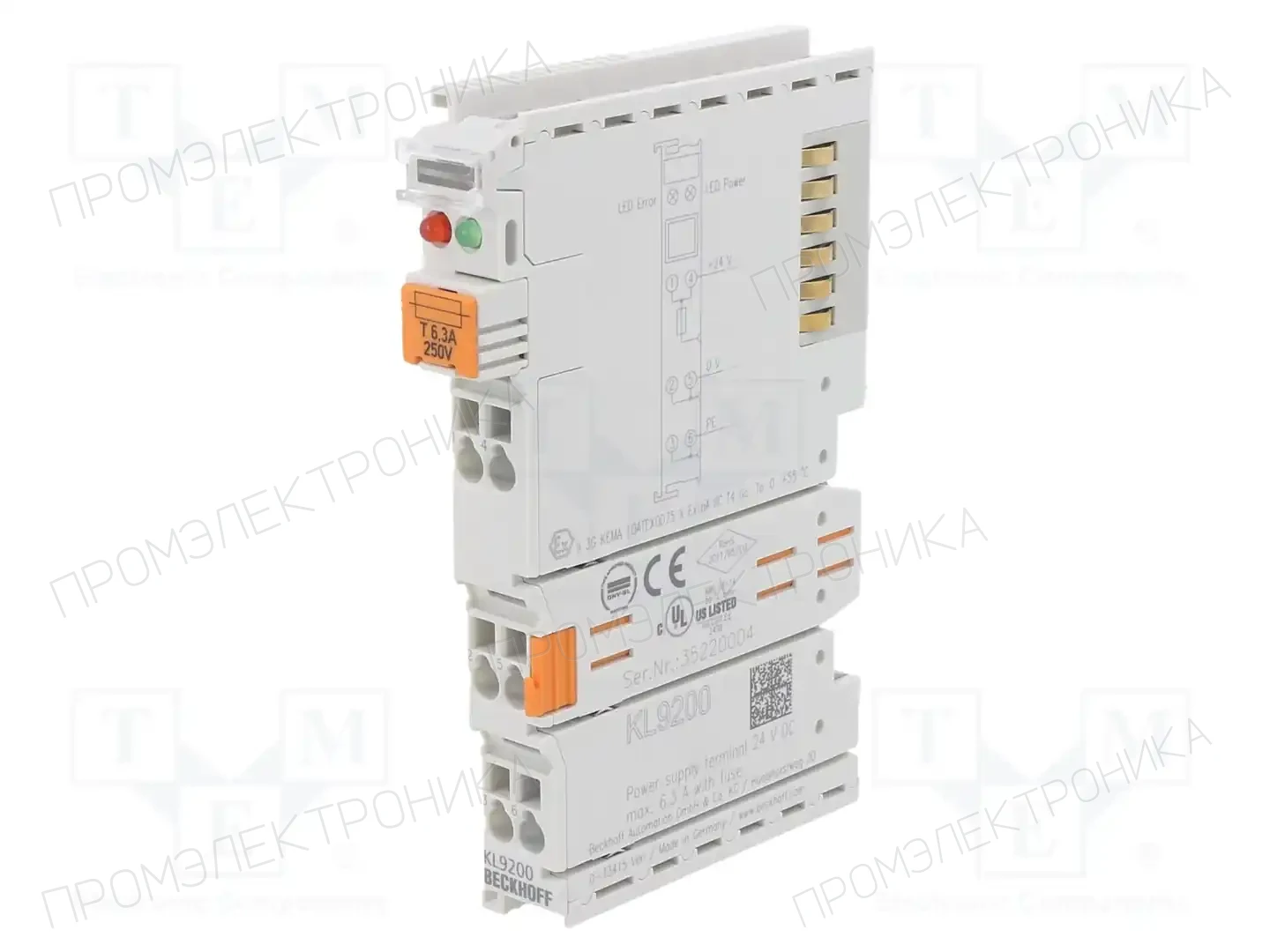Beckhoff Automation KL9200 — Системы и модули ввода/вывода (I/O)
