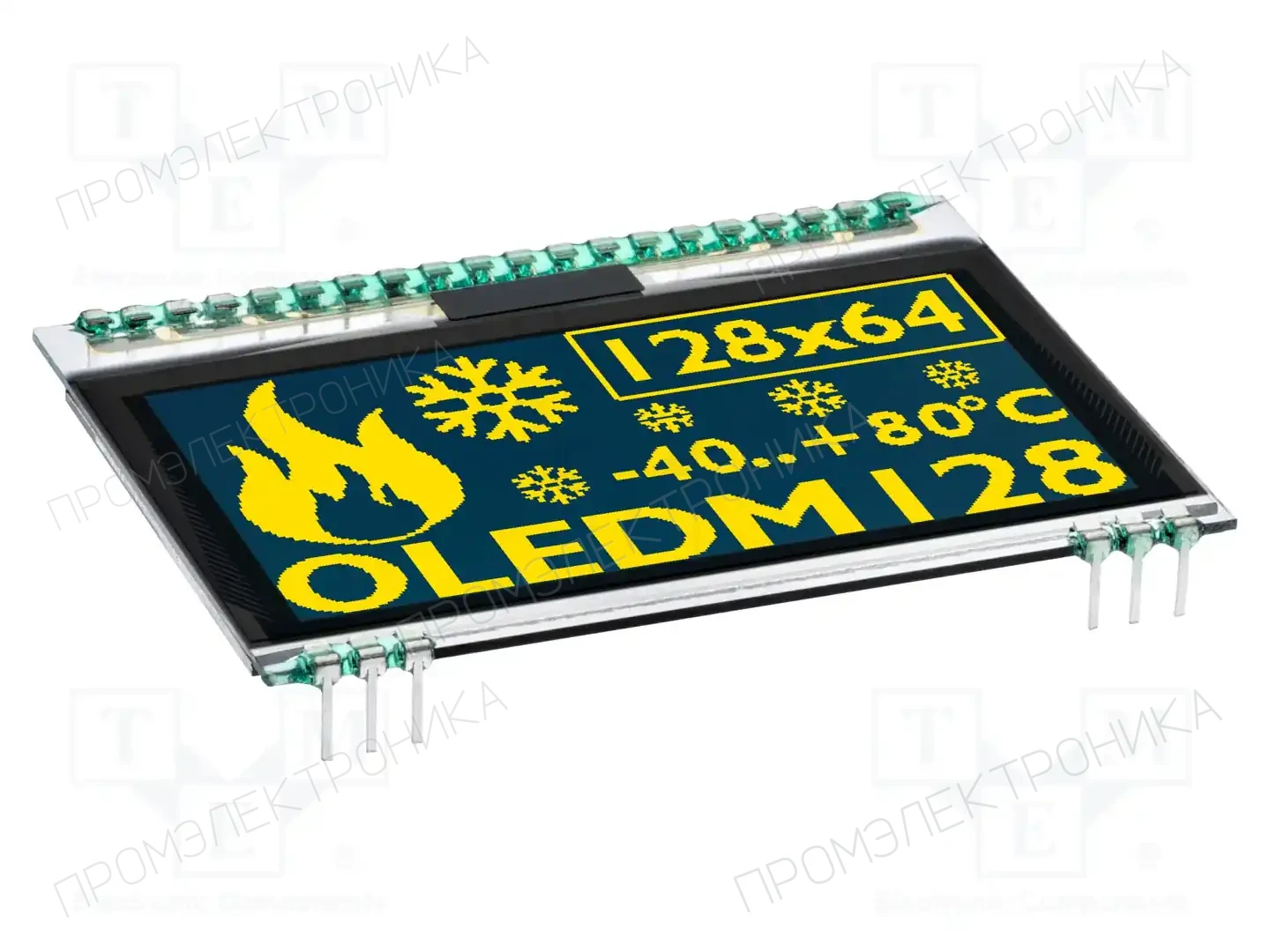 DISPLAY VISIONS EA OLEDM128-6LGA — Дисплеи OLED графические