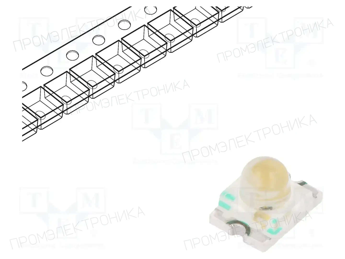 KINGBRIGHT ELECTRONIC KPD-3224SYC — Светодиоды SMD цветные