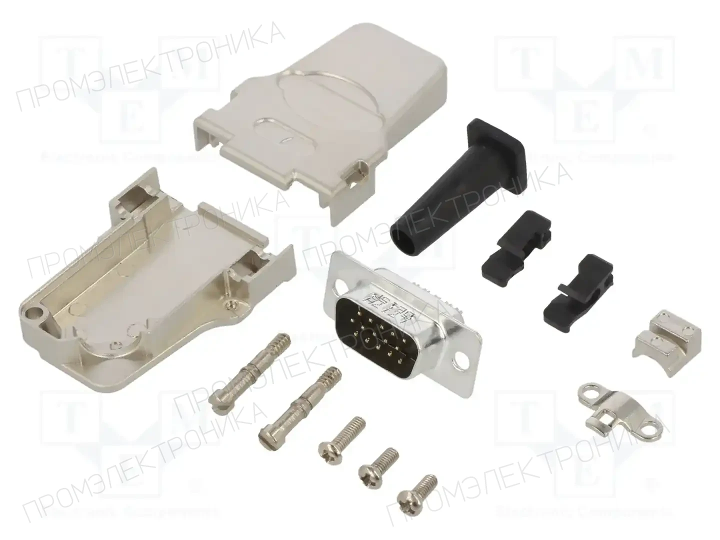 AMPHENOL COMMUNICATIONS SOLUTIONS L17D45ZF09-RG+L717HDE15P — Комплектные штекеры D-Sub