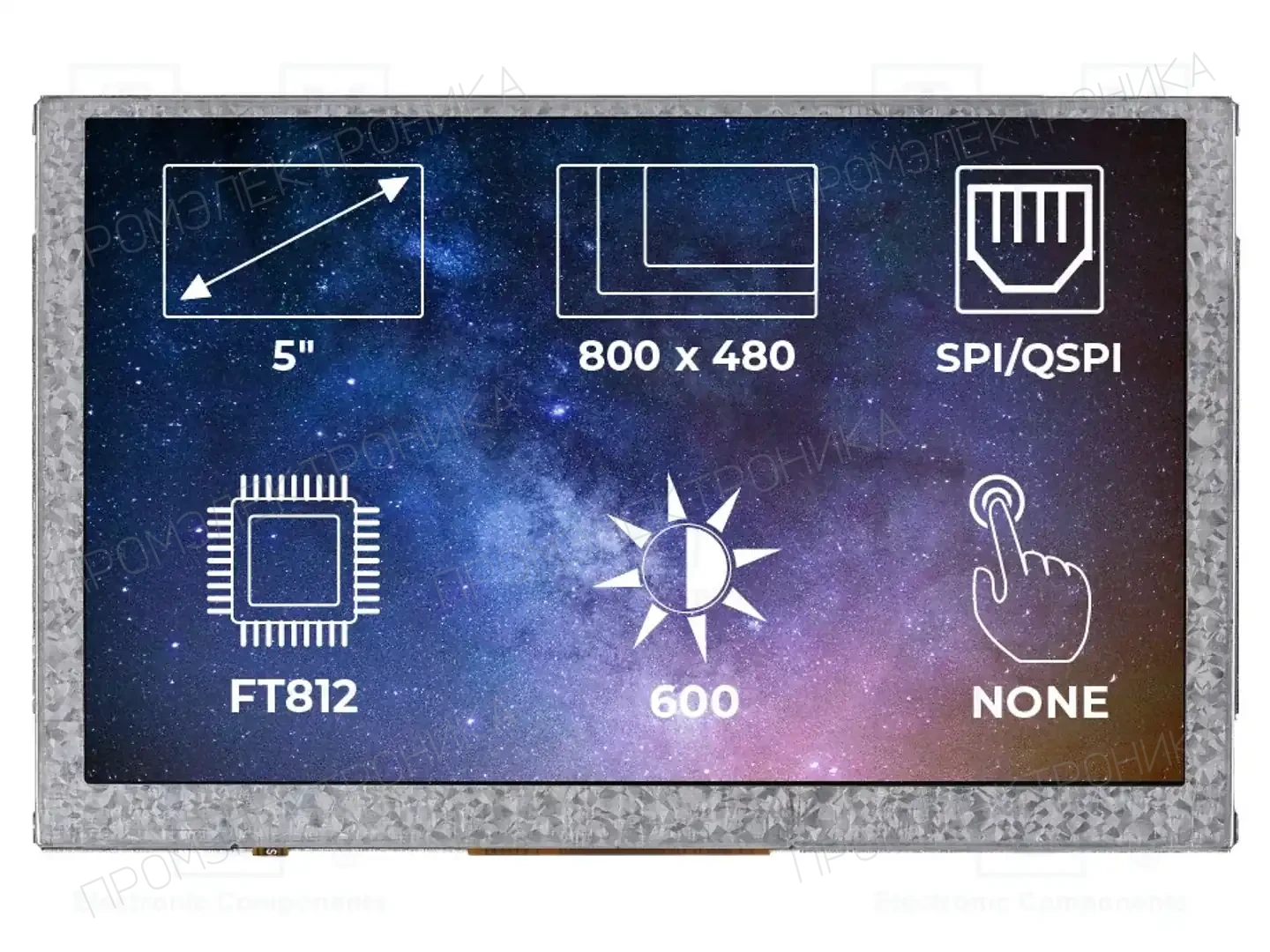Riverdi SM-RVT50AQFNWN00 — Интеллигентные дисплеи