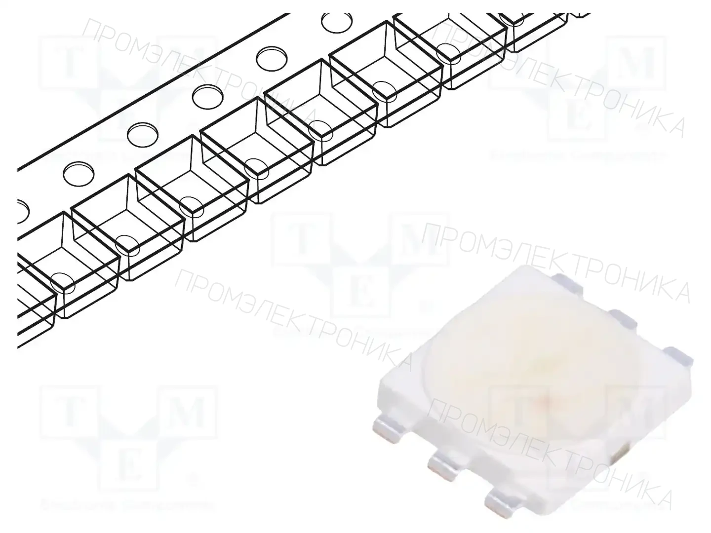 ProLight Opto PP6N-TFFE-D60 — Светодиоды мощности цветные - Emitter