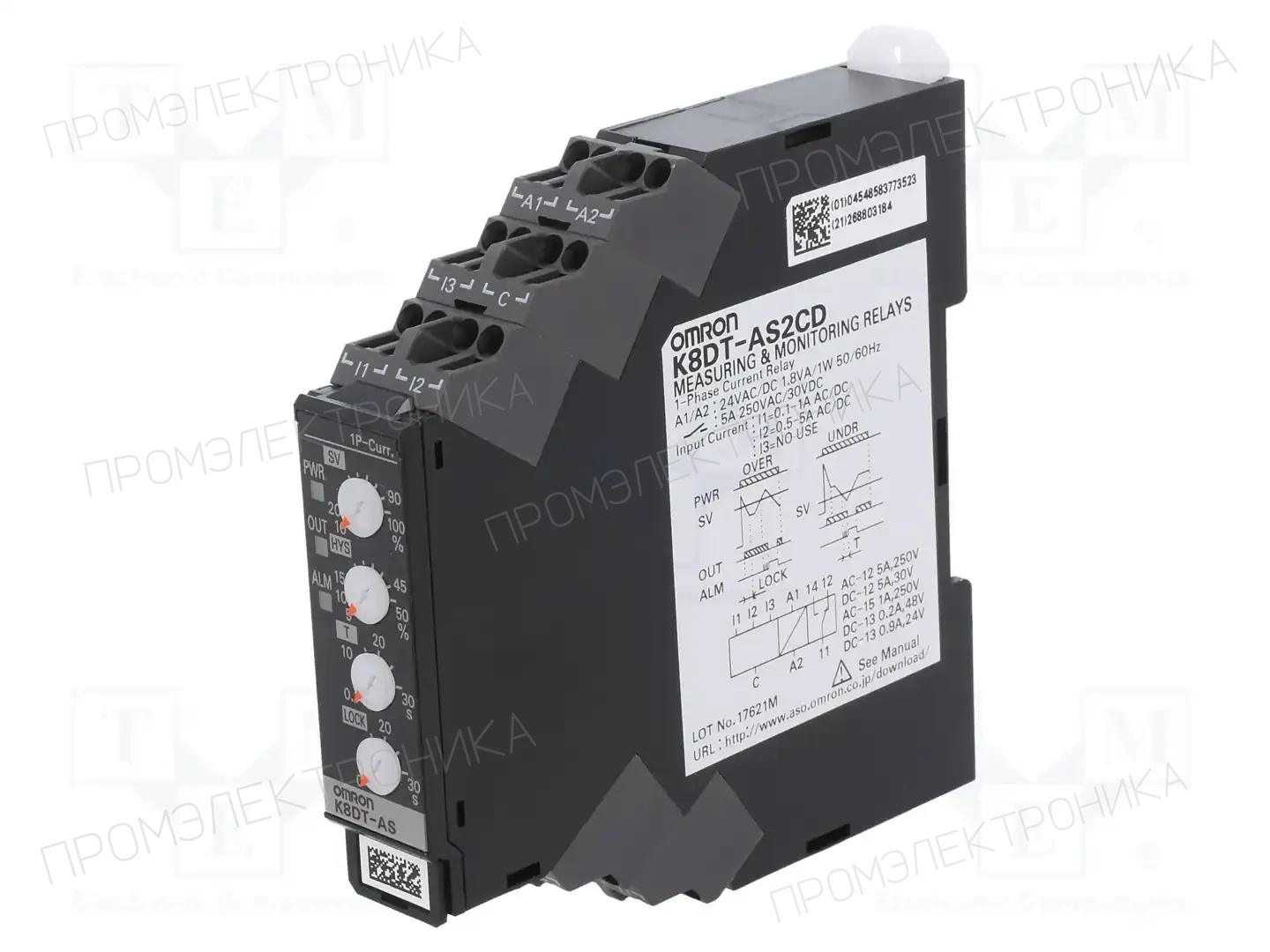 OMRON K8DT-AS2CD — Контрольные реле