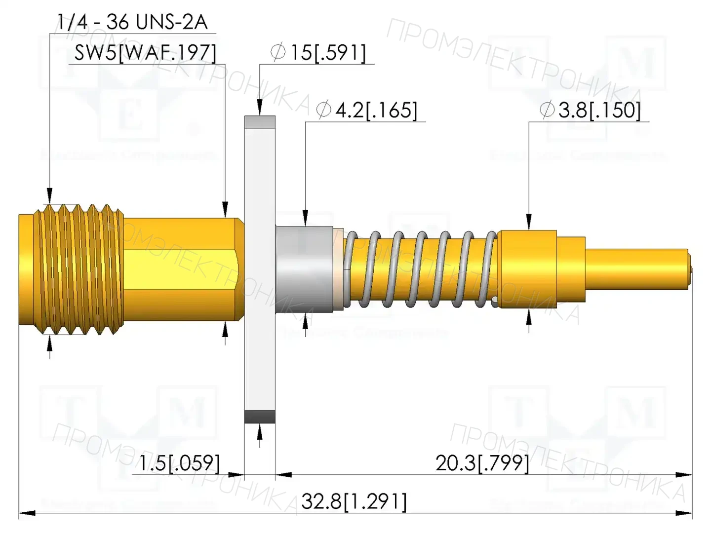 INGUN HFS-336 355 050 A 6042 LSC — Измерительные щупы